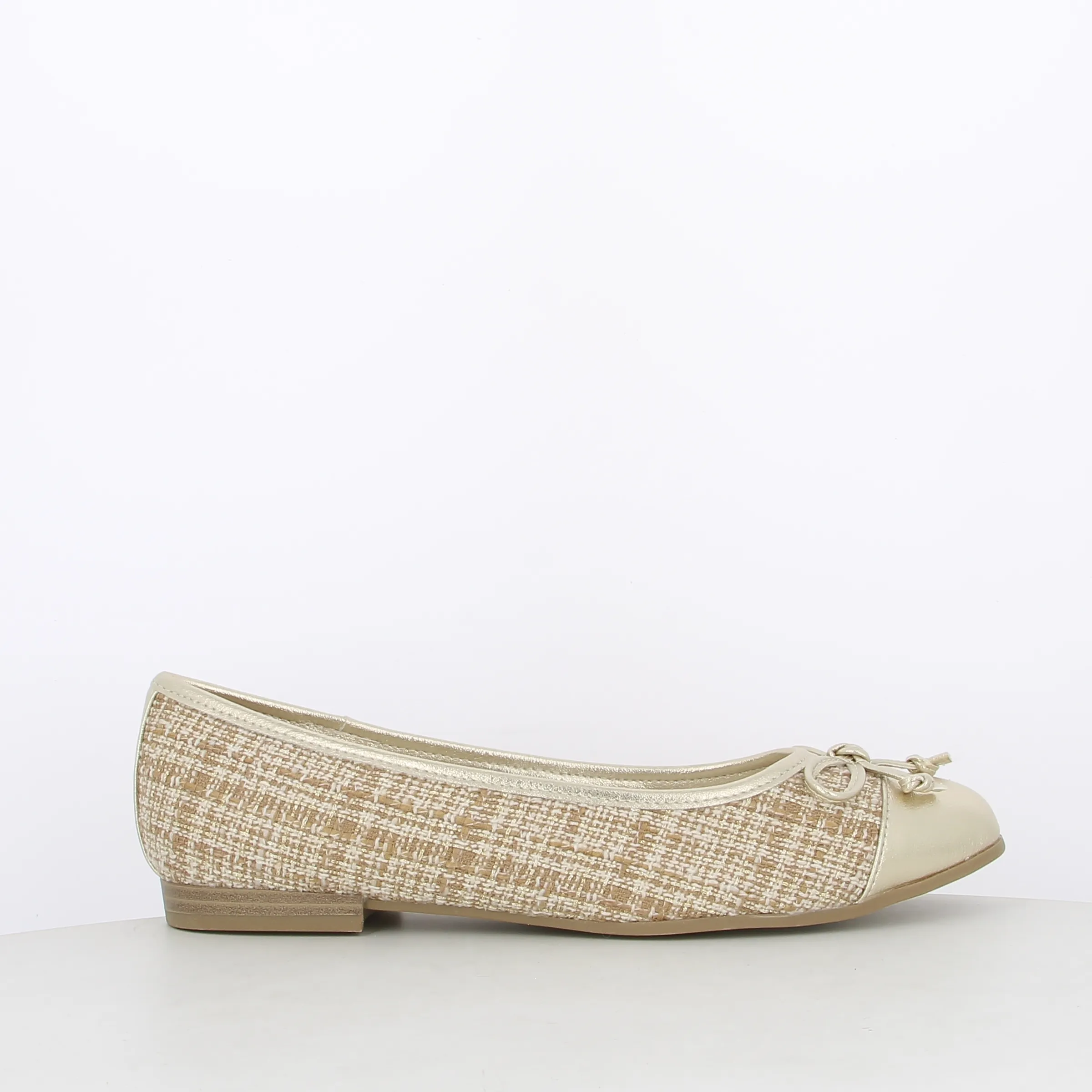 -----Marco Tozzi -----Ballerine da donna con dettaglio laminato ----