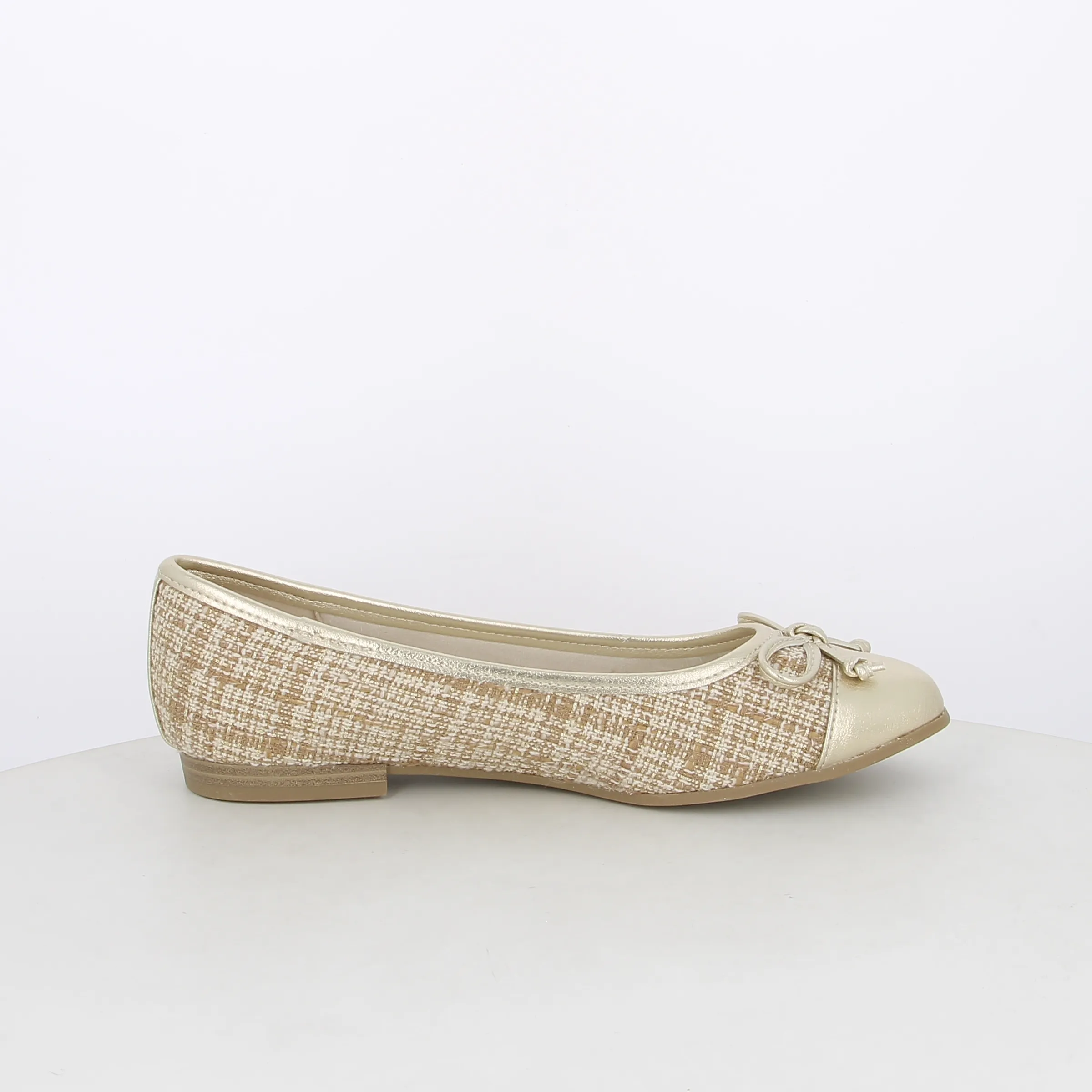 -----Marco Tozzi -----Ballerine da donna con dettaglio laminato ----