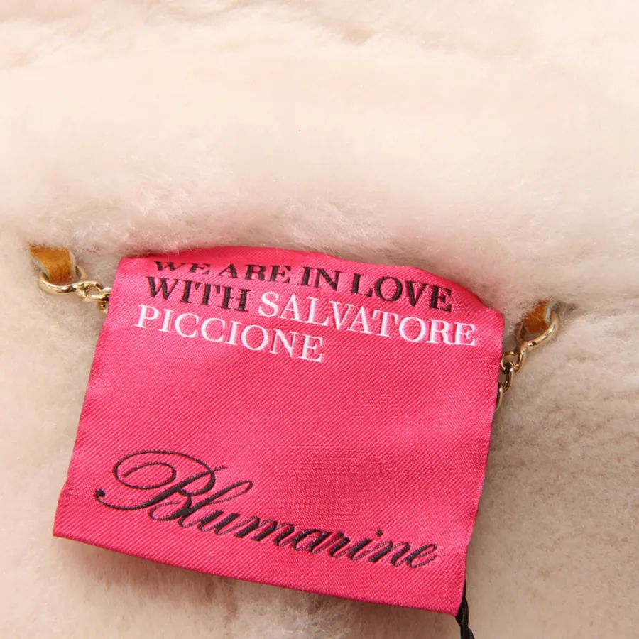 3209AV MONTONE DONNA BLUMARINE WOMAN SHEARLING JACKET