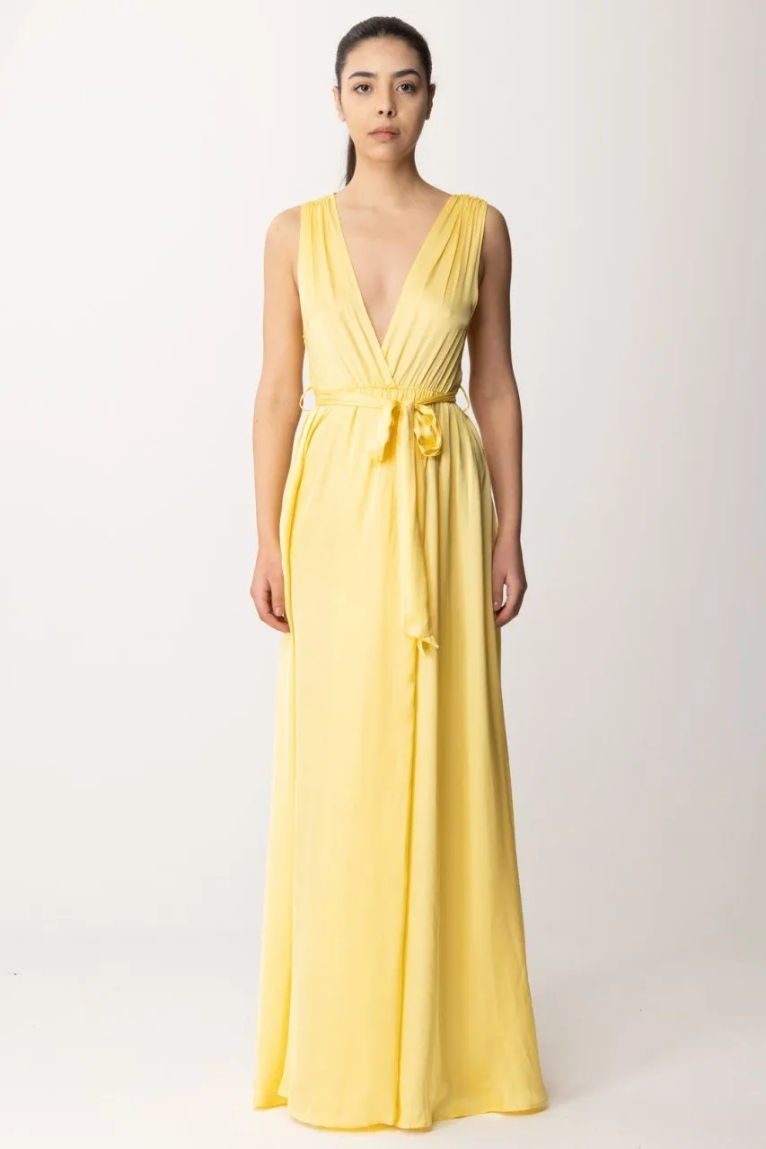 Abito lungo wrap Marys LEMON