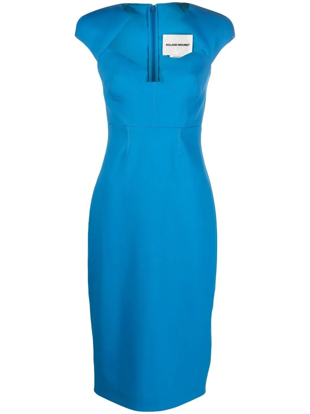 Abito midi  in blu - donna