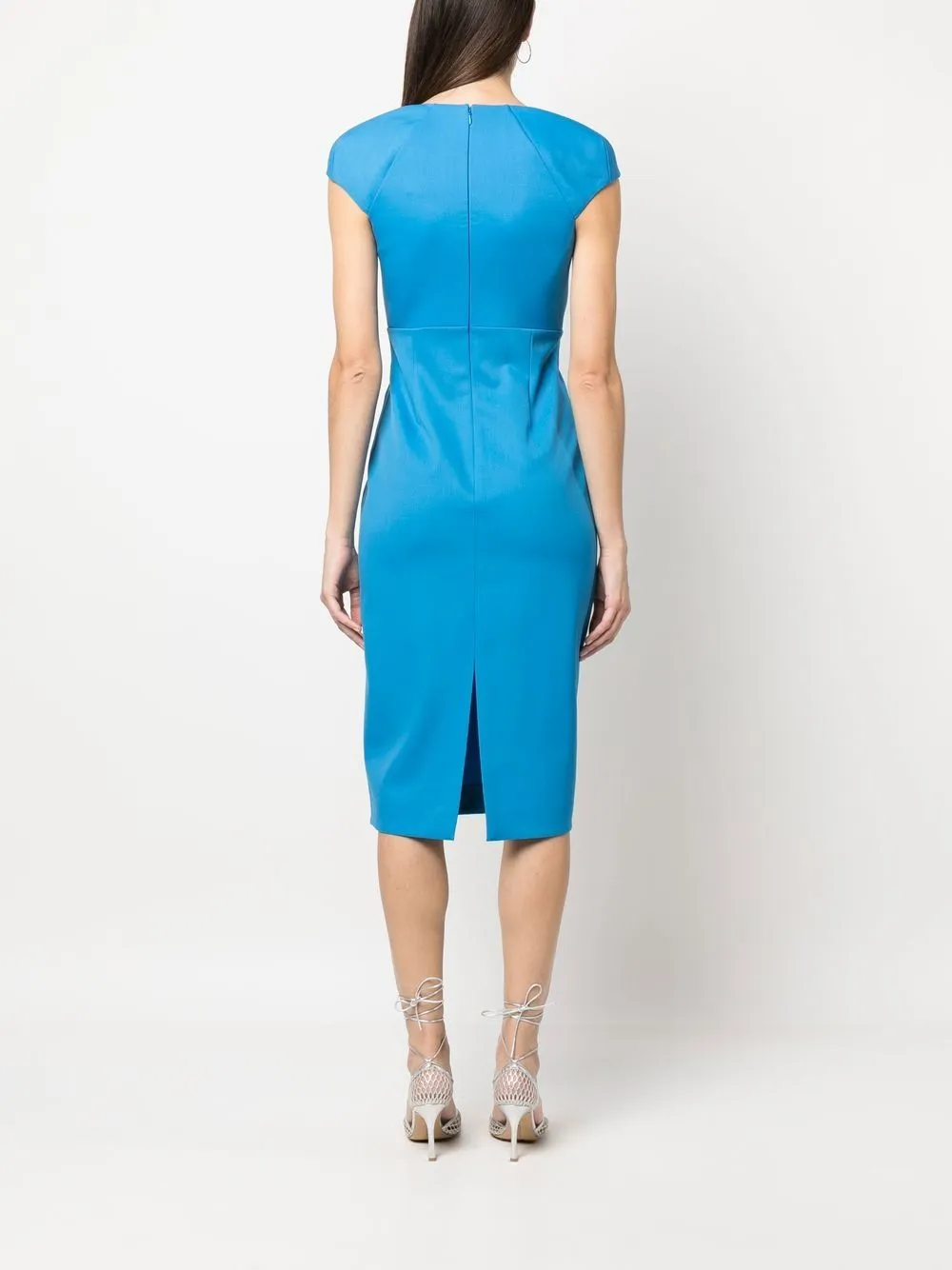 Abito midi  in blu - donna