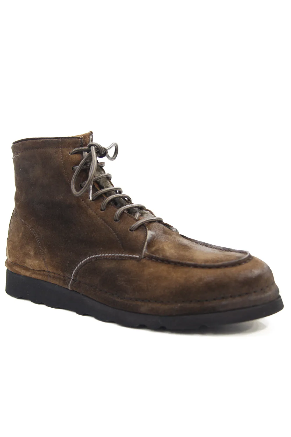 ALEXANDER HOTTO Scarpe stringate con pelliccia