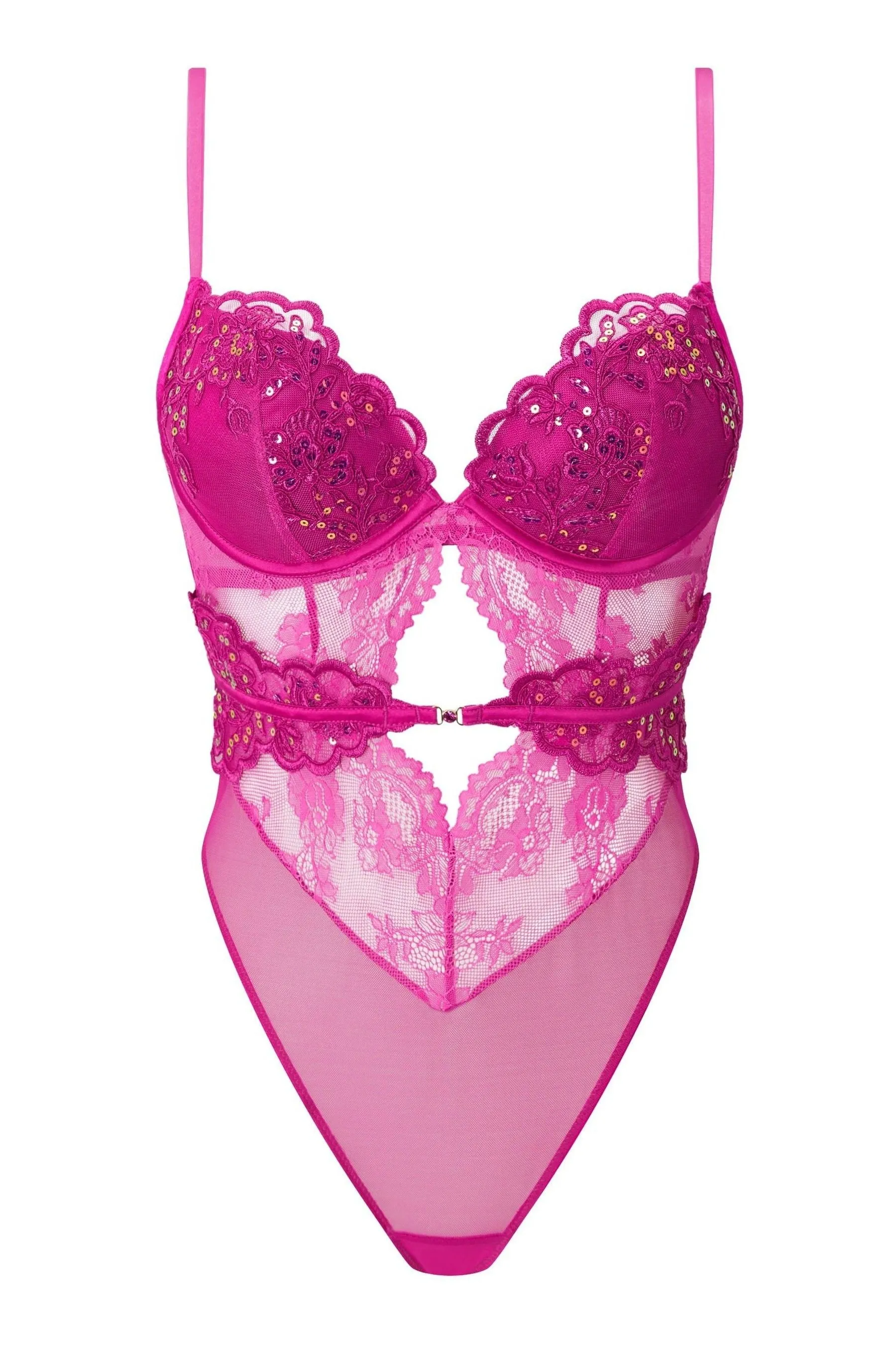 Ann Summers - Body imbottito con icona ricamata