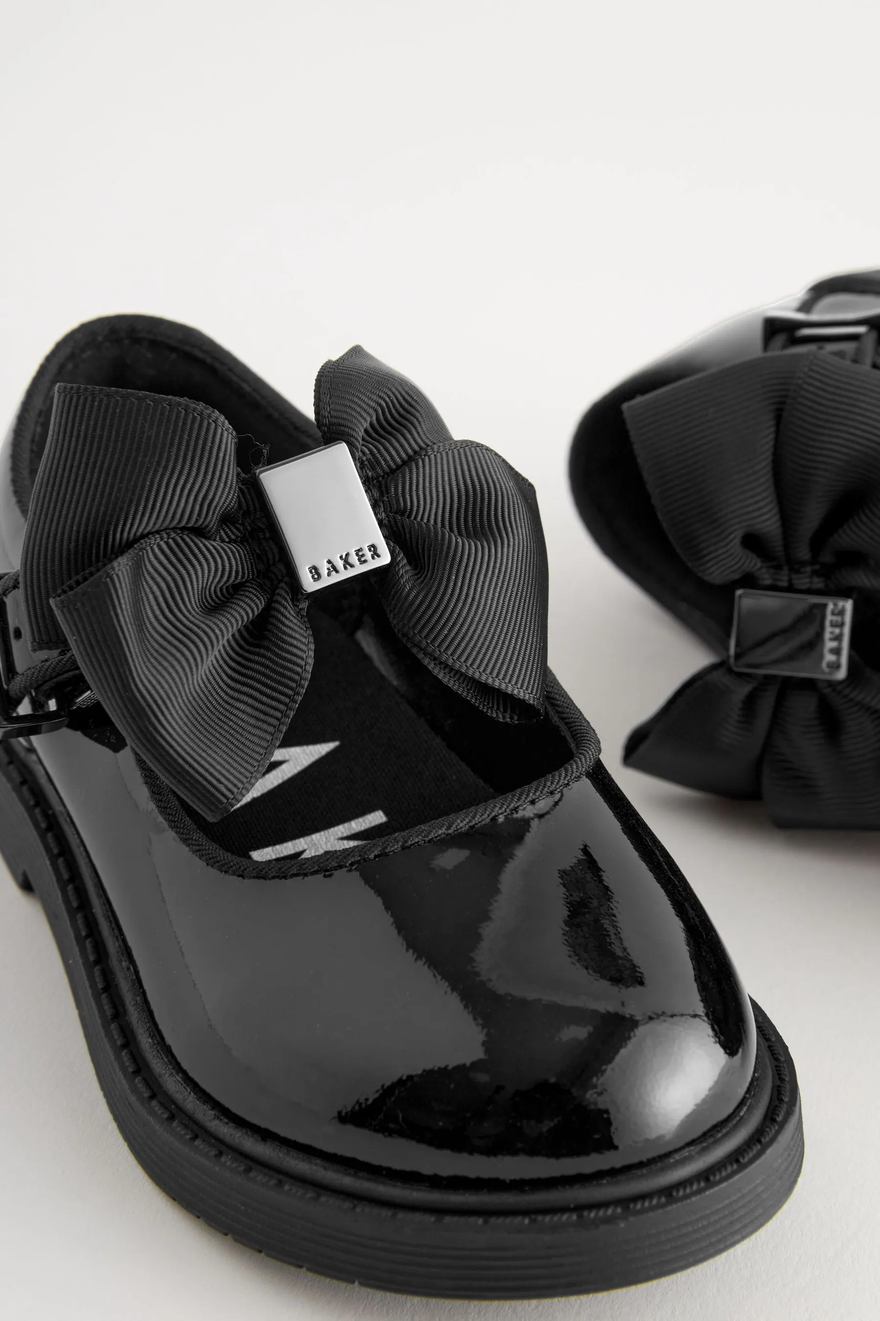 Baker by Ted Baker bambine Rientro a scuola Mary Jane Nero - Scarpe con Fiocco    