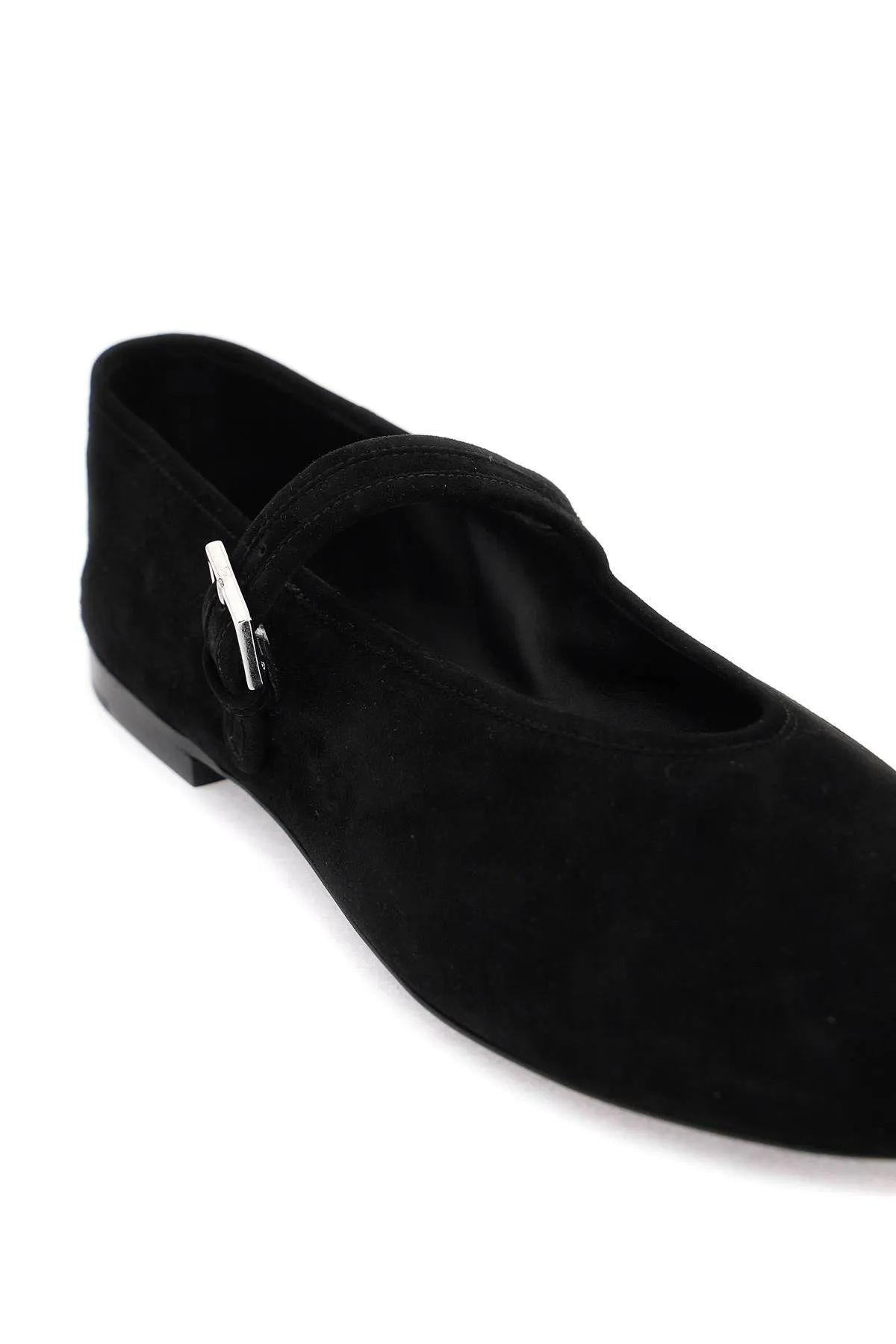Ballerine MJ in pelle scamosciata