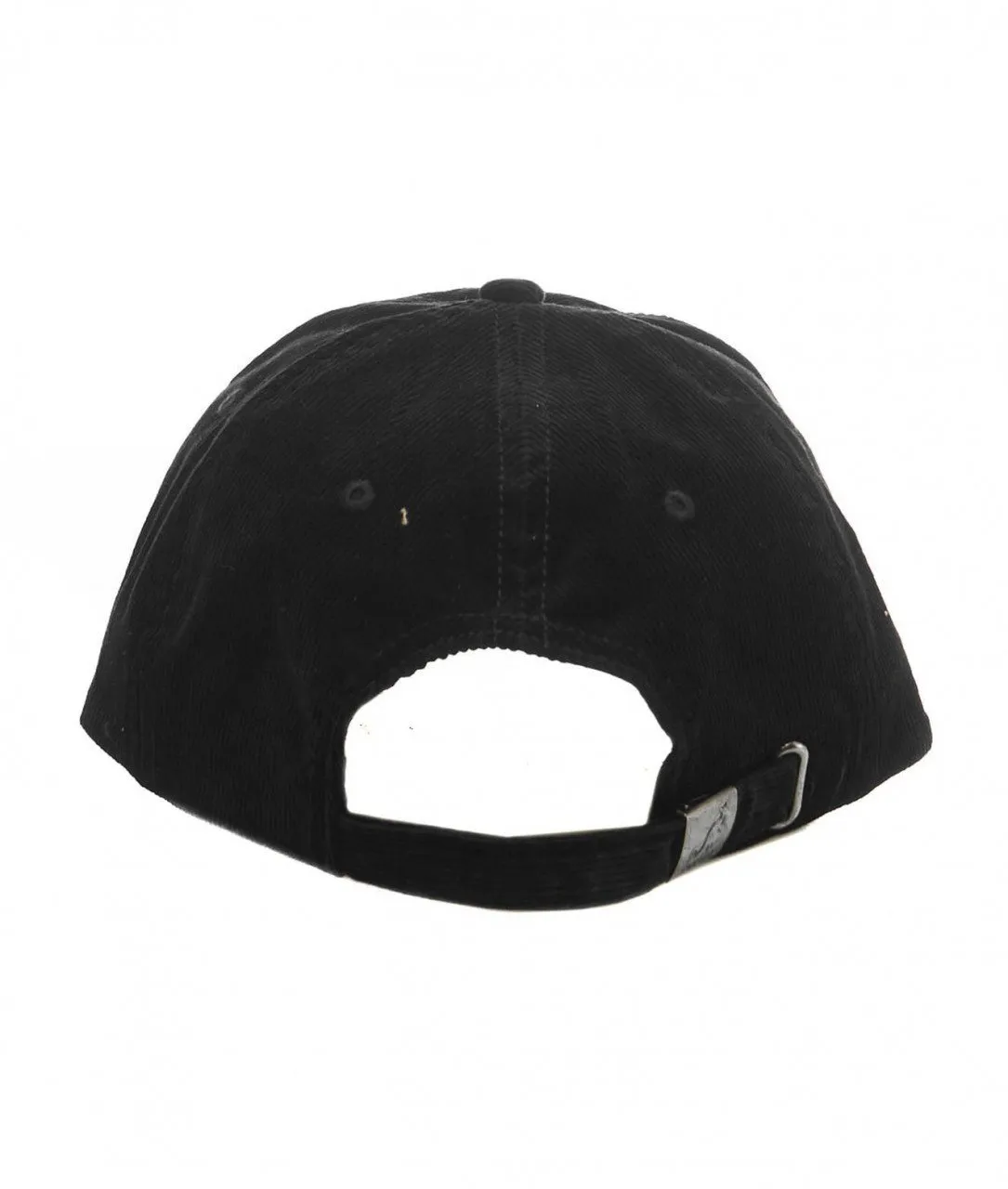 Baseball cap in velluto nero nero