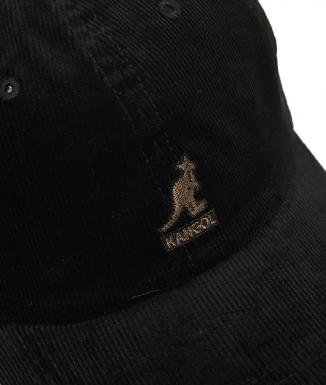 Baseball cap in velluto nero nero
