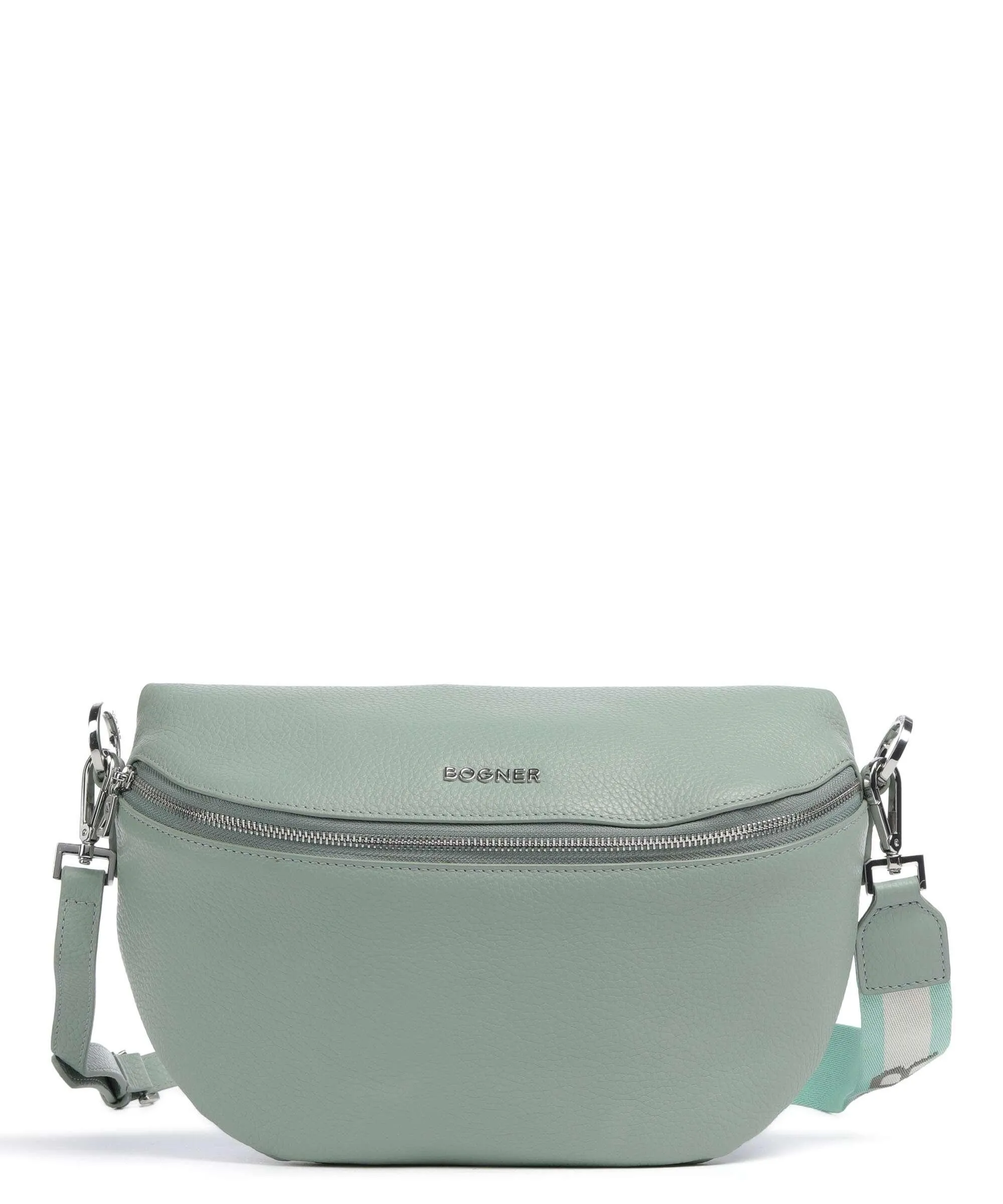  Bogner Andermatt Sina Borsa a tracolla pelle granulata verde menta  