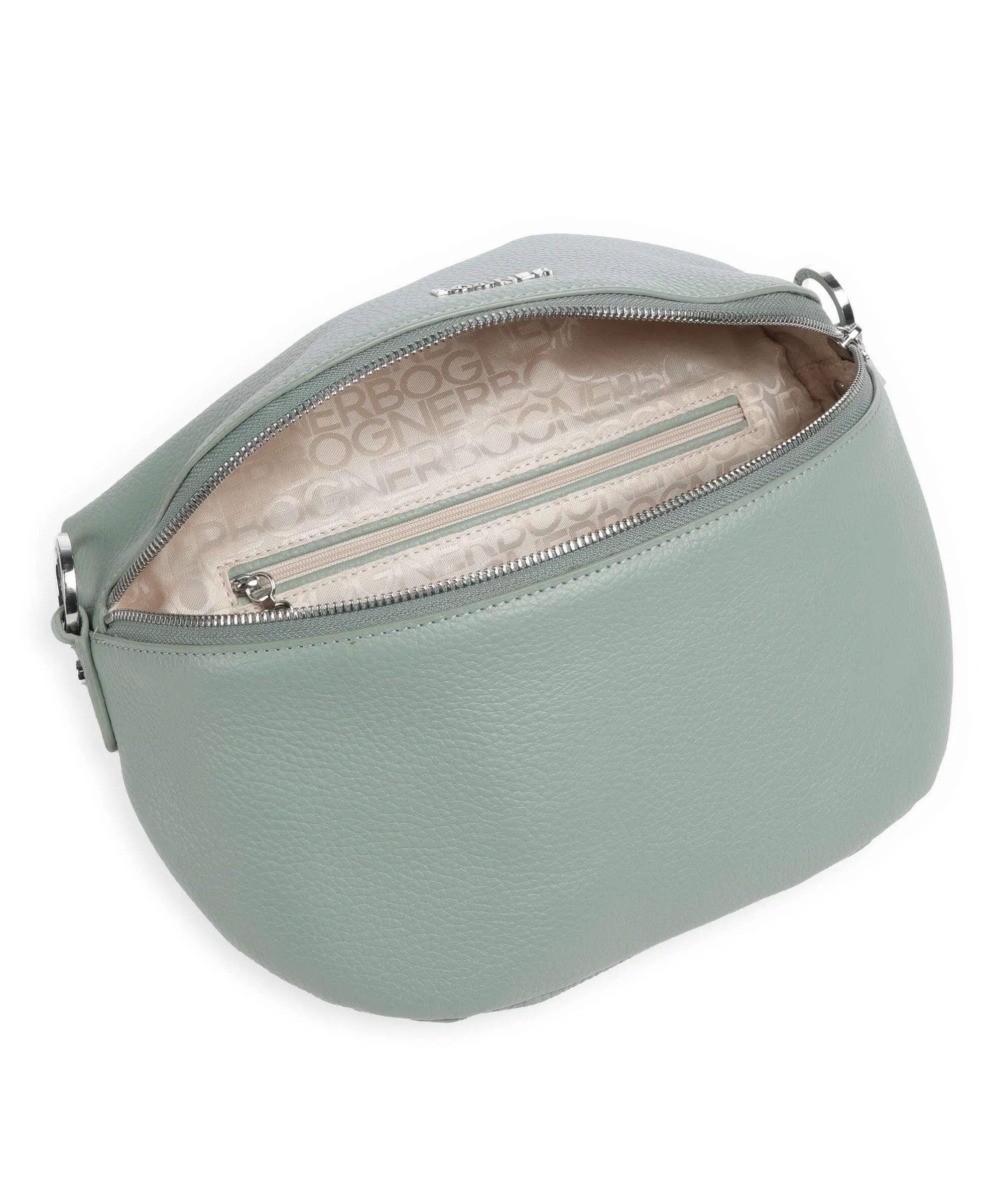  Bogner Andermatt Sina Borsa a tracolla pelle granulata verde menta  