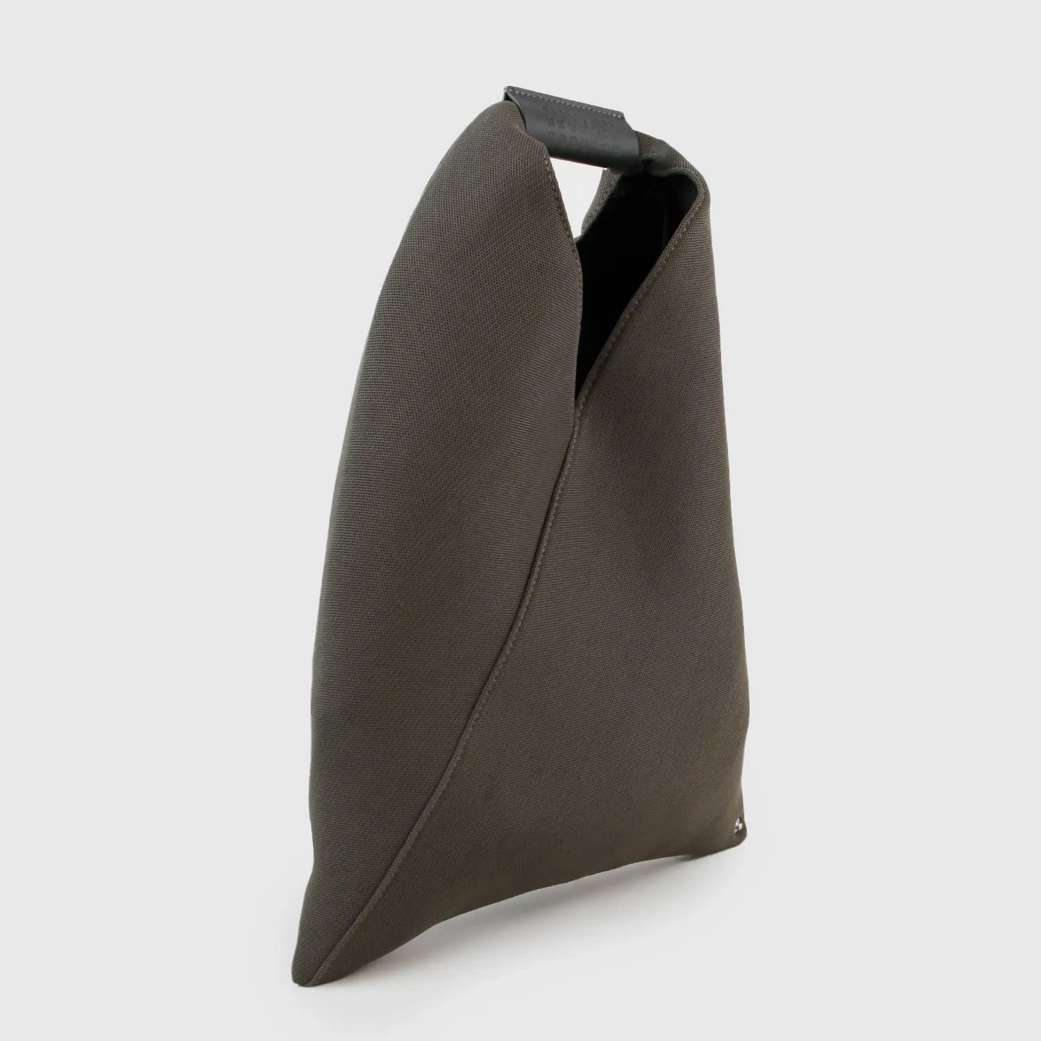Borsa A Mano Verde Con Silhouette Triangolare