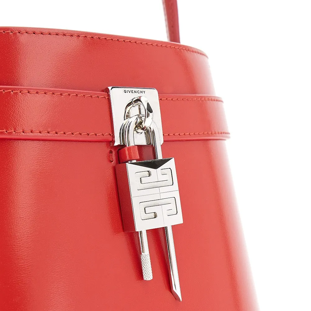 Borsa a secchiello 'Shark Lock' in pelle