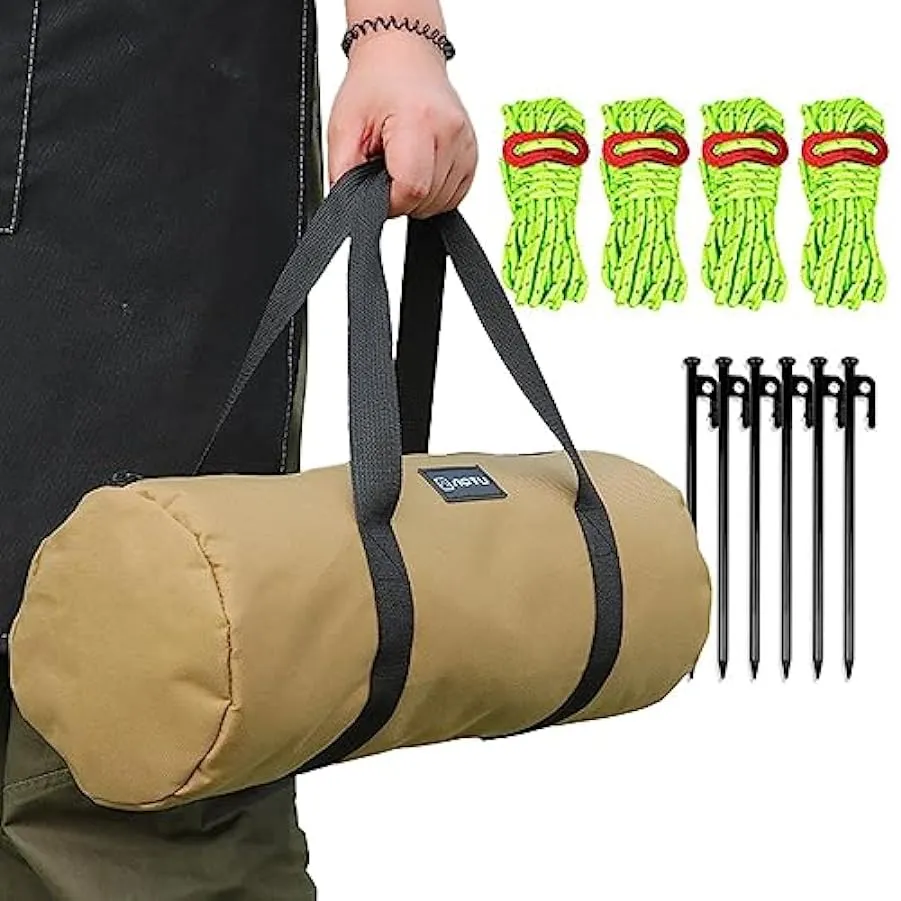Borsa per unghie a martello, borsa per martello, picchetti portatili, chiodi, martello, borsa per attrezzi, picchetti da campegg
