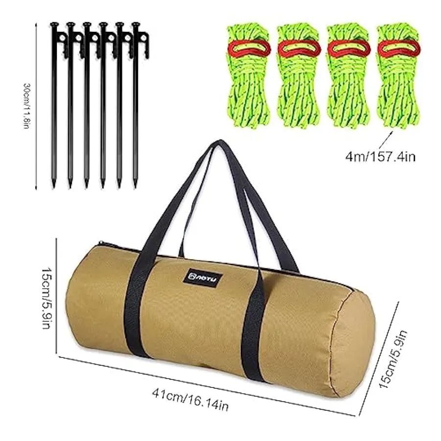 Borsa per unghie a martello, borsa per martello, picchetti portatili, chiodi, martello, borsa per attrezzi, picchetti da campegg
