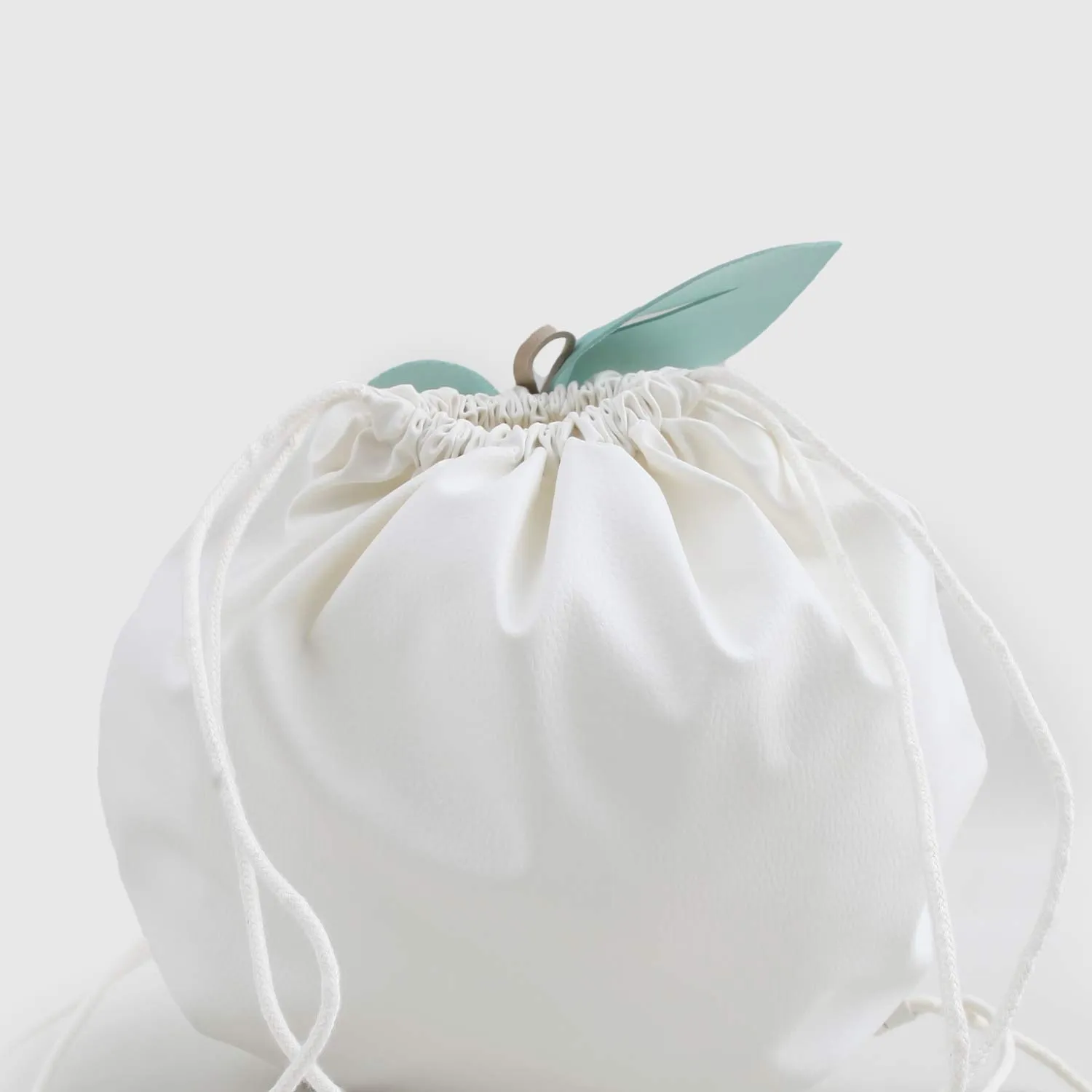Borsa Zaino Bianca In Ecopelle