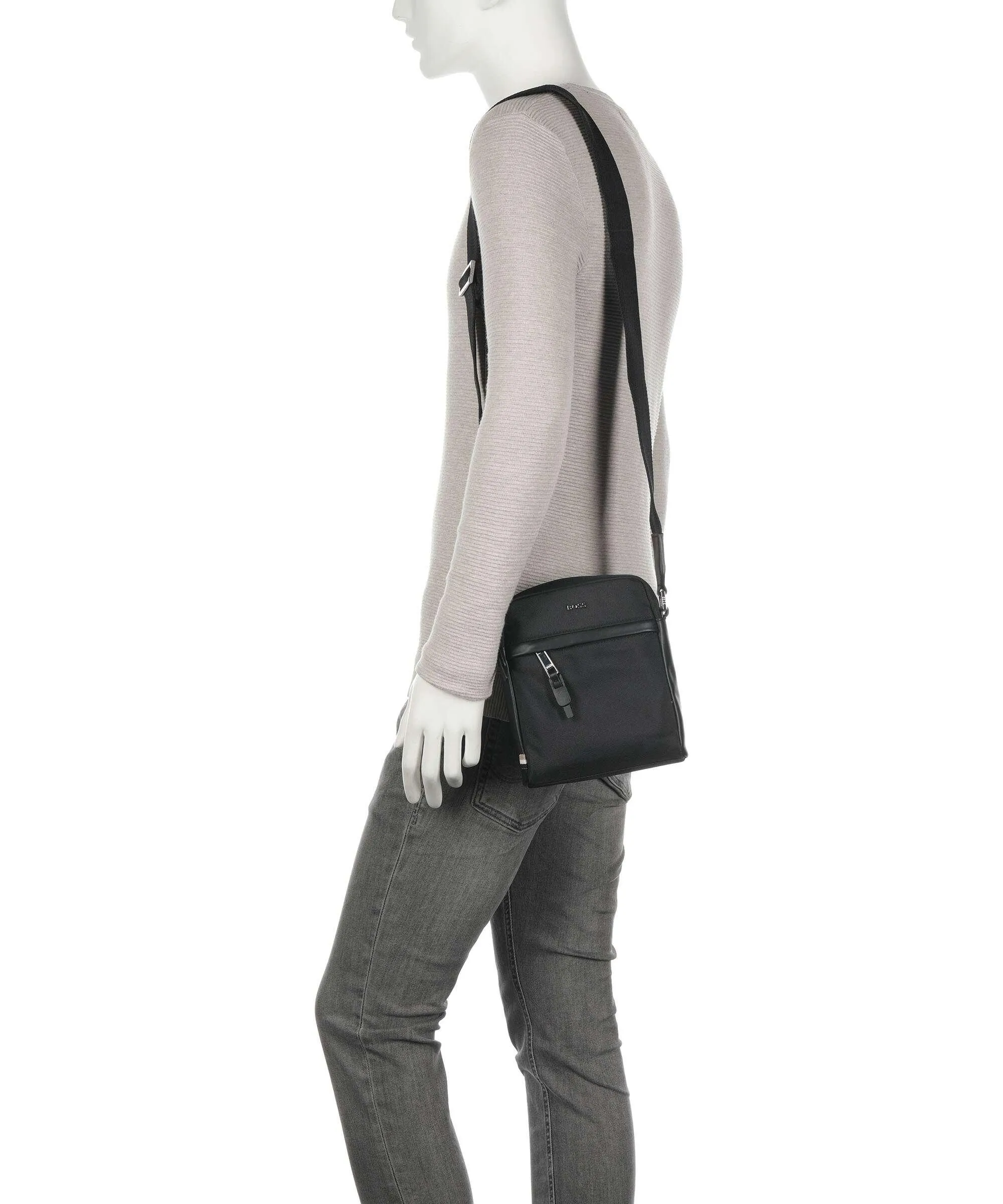  BOSS Highway Borsa a tracolla poliestere nero  