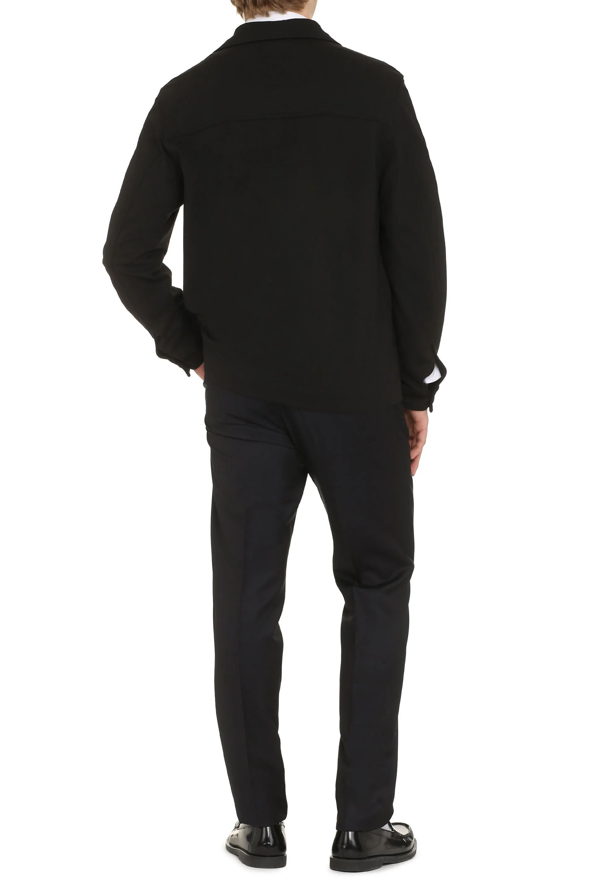 BOSS Overshirt in tessuto