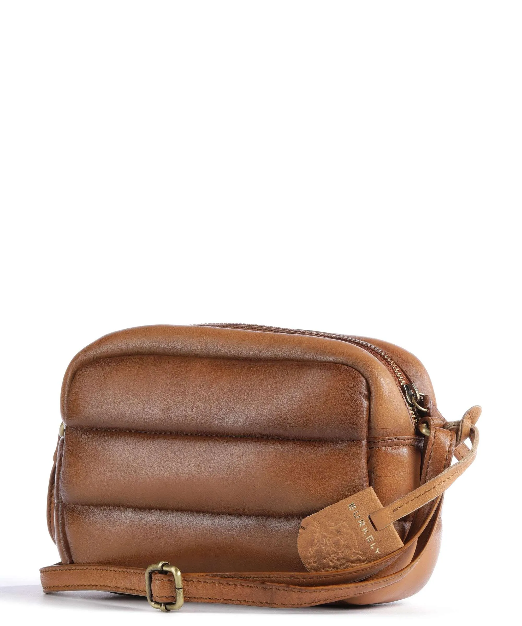  Burkely Drowsy Dani Borsa a tracolla pelle a grana fine marrone  