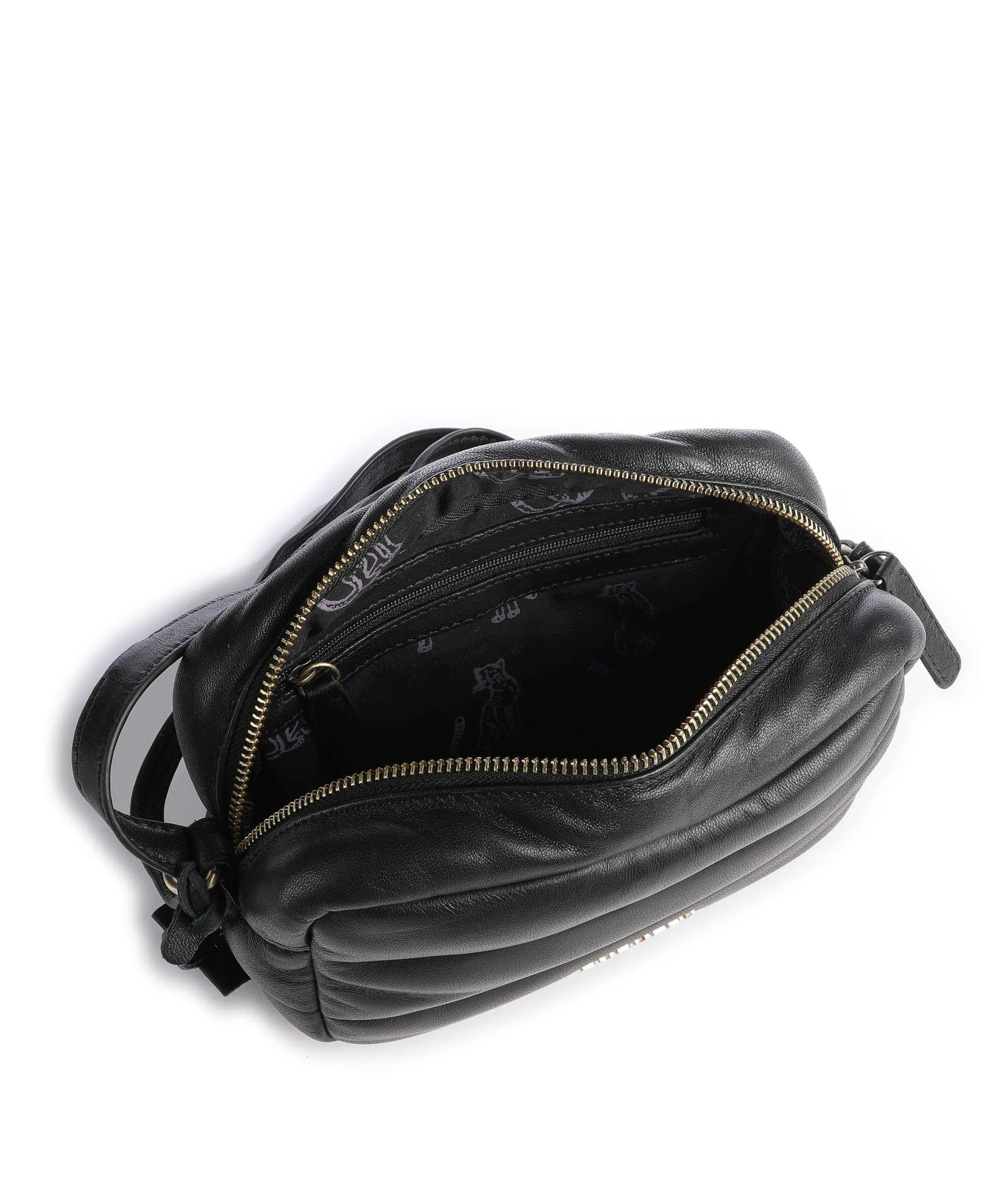  Burkely Drowsy Dani Borsa a tracolla pelle a grana fine nero  