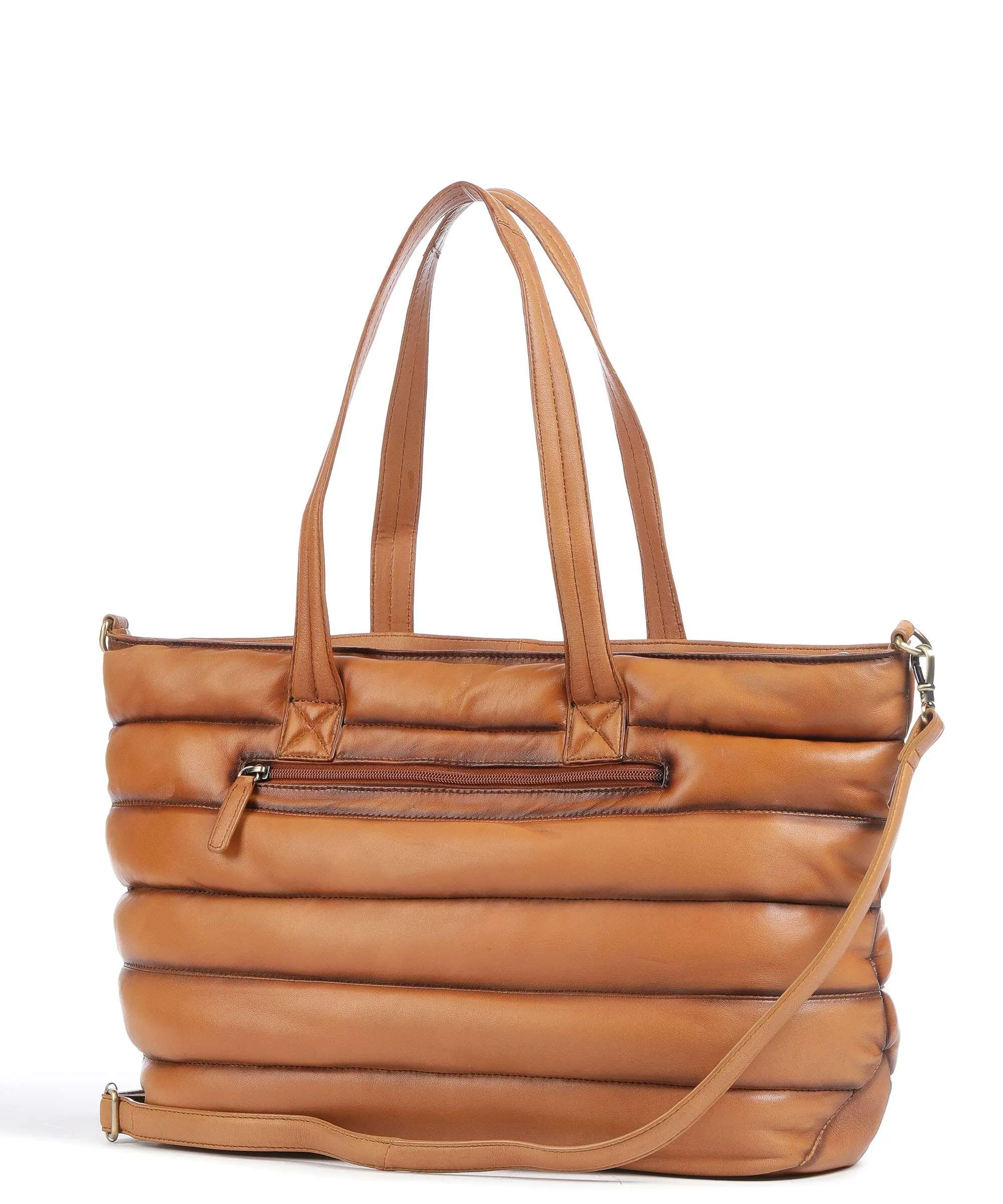  Burkely Drowsy Dani Borsa shopper 14″ pelle a grana fine cognac  