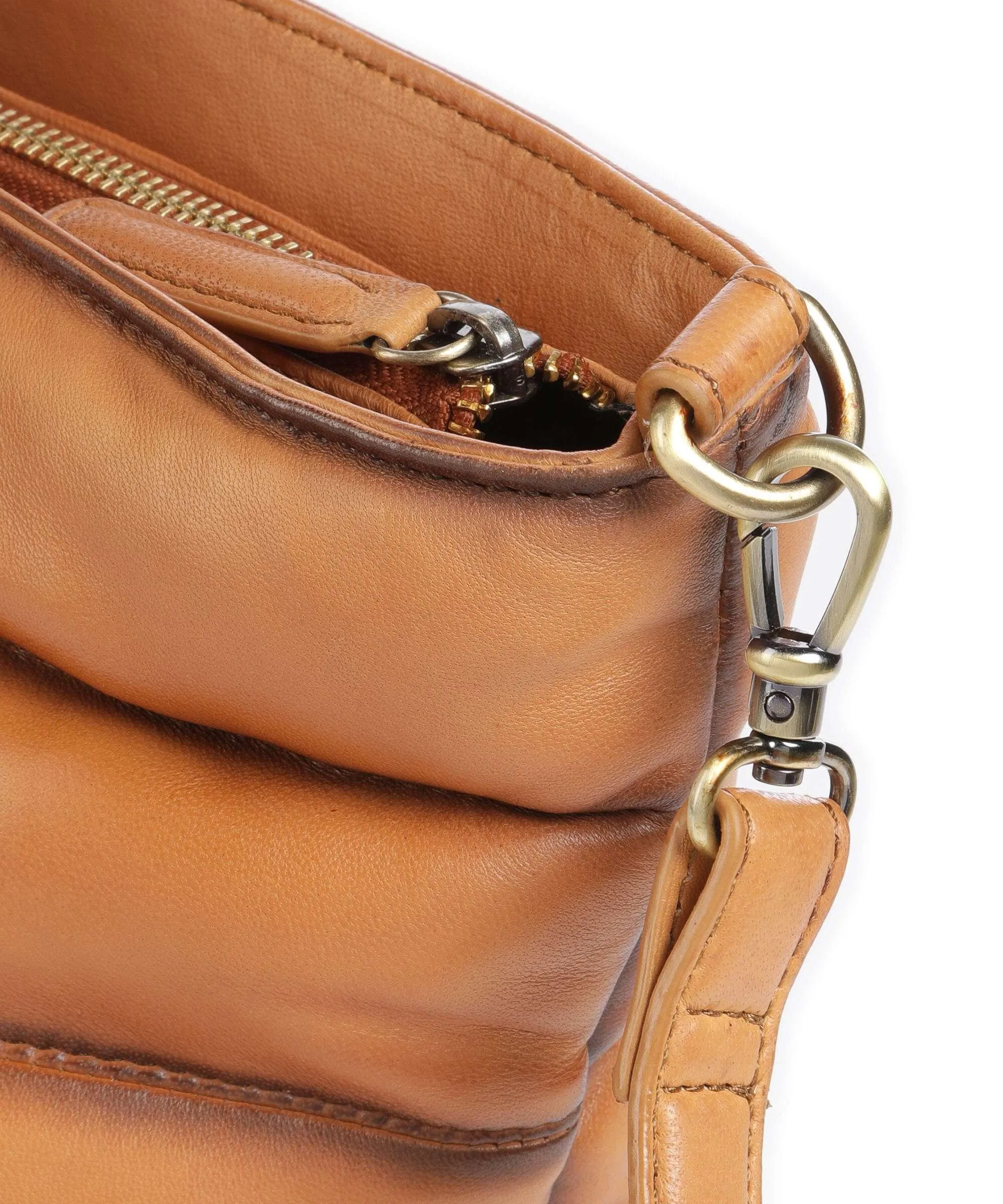  Burkely Drowsy Dani Borsa shopper 14″ pelle a grana fine cognac  
