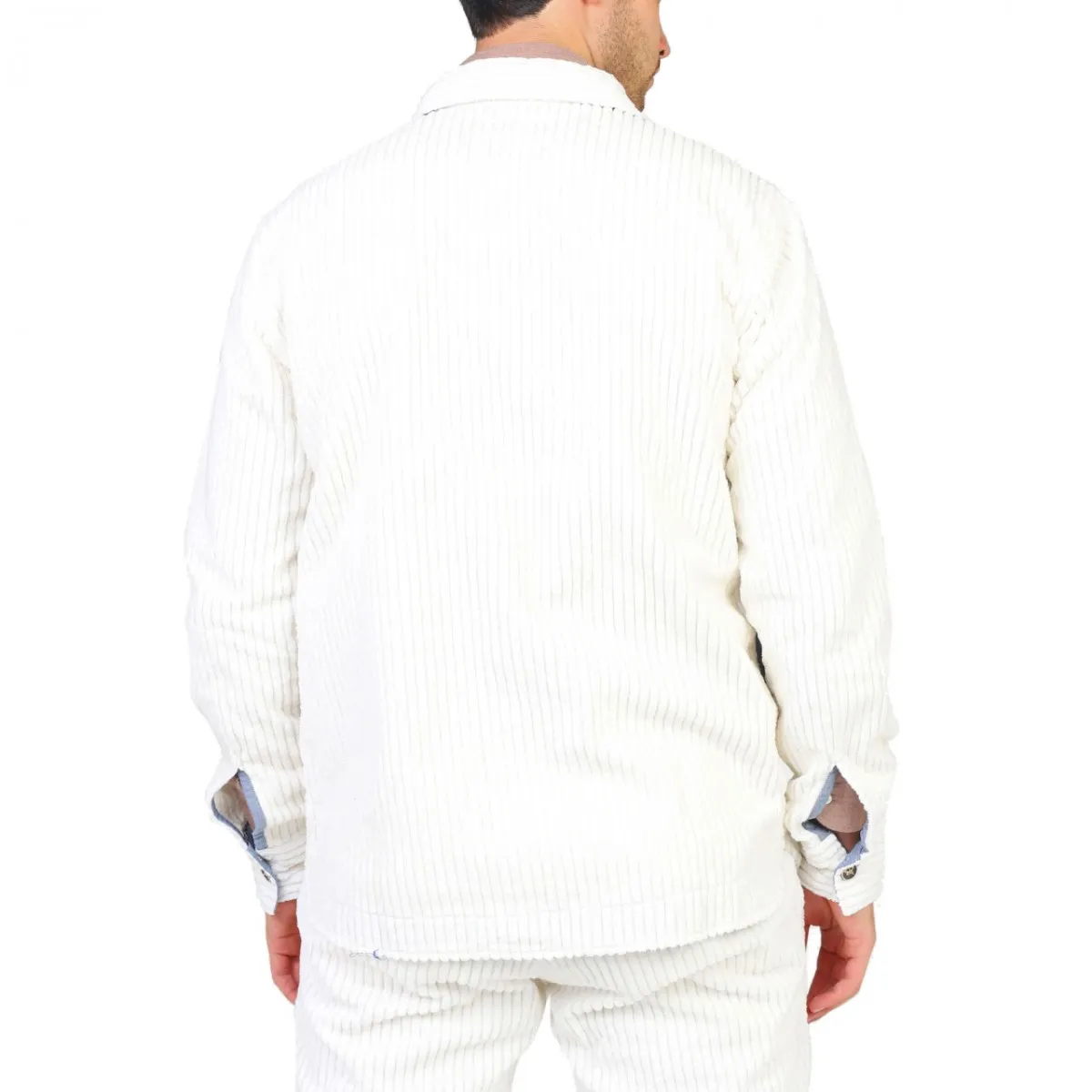 Buzzy Camicia Overshirt In Velluto Costa