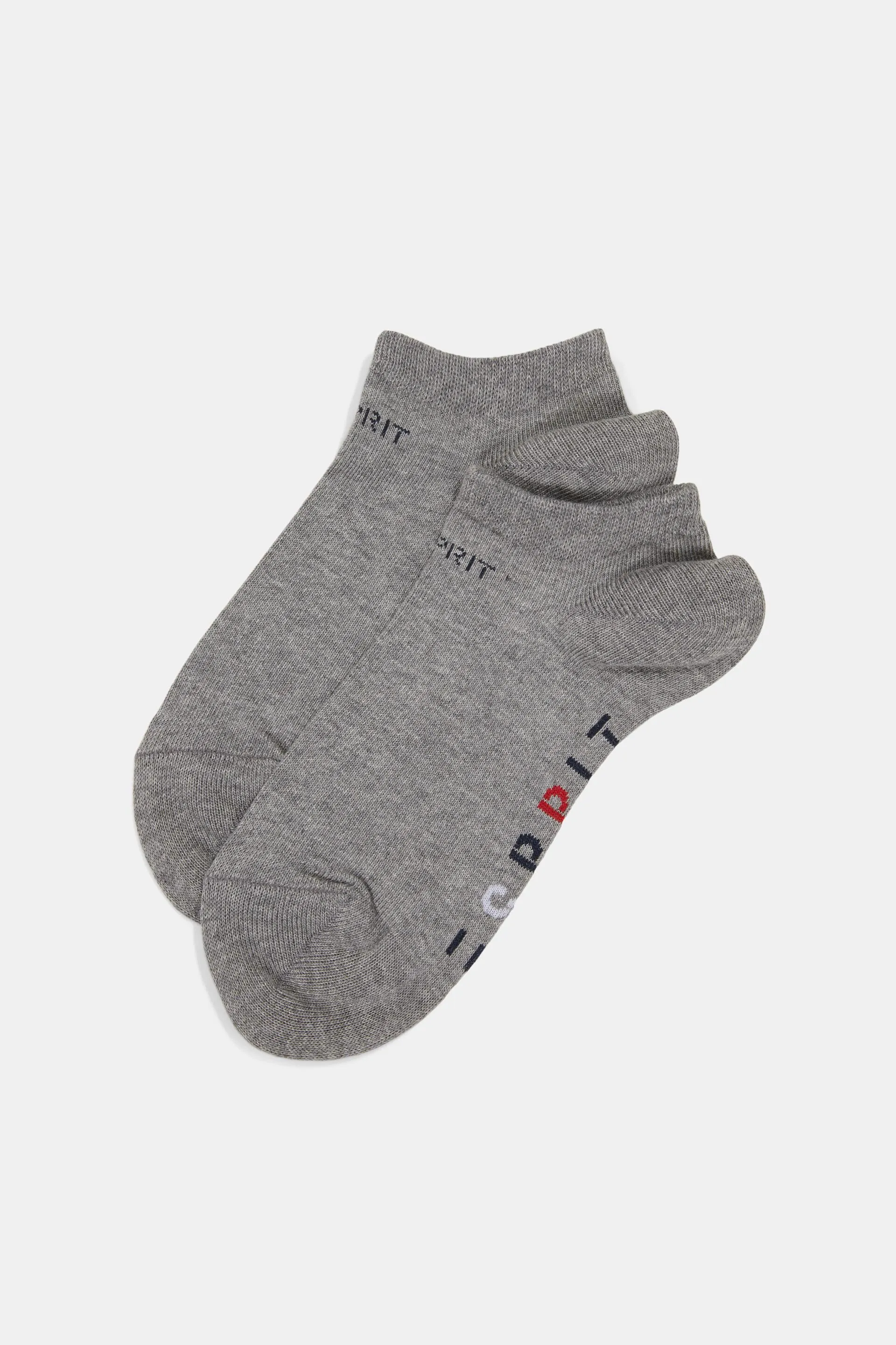 Calze da sneakers con logo, confezione doppia