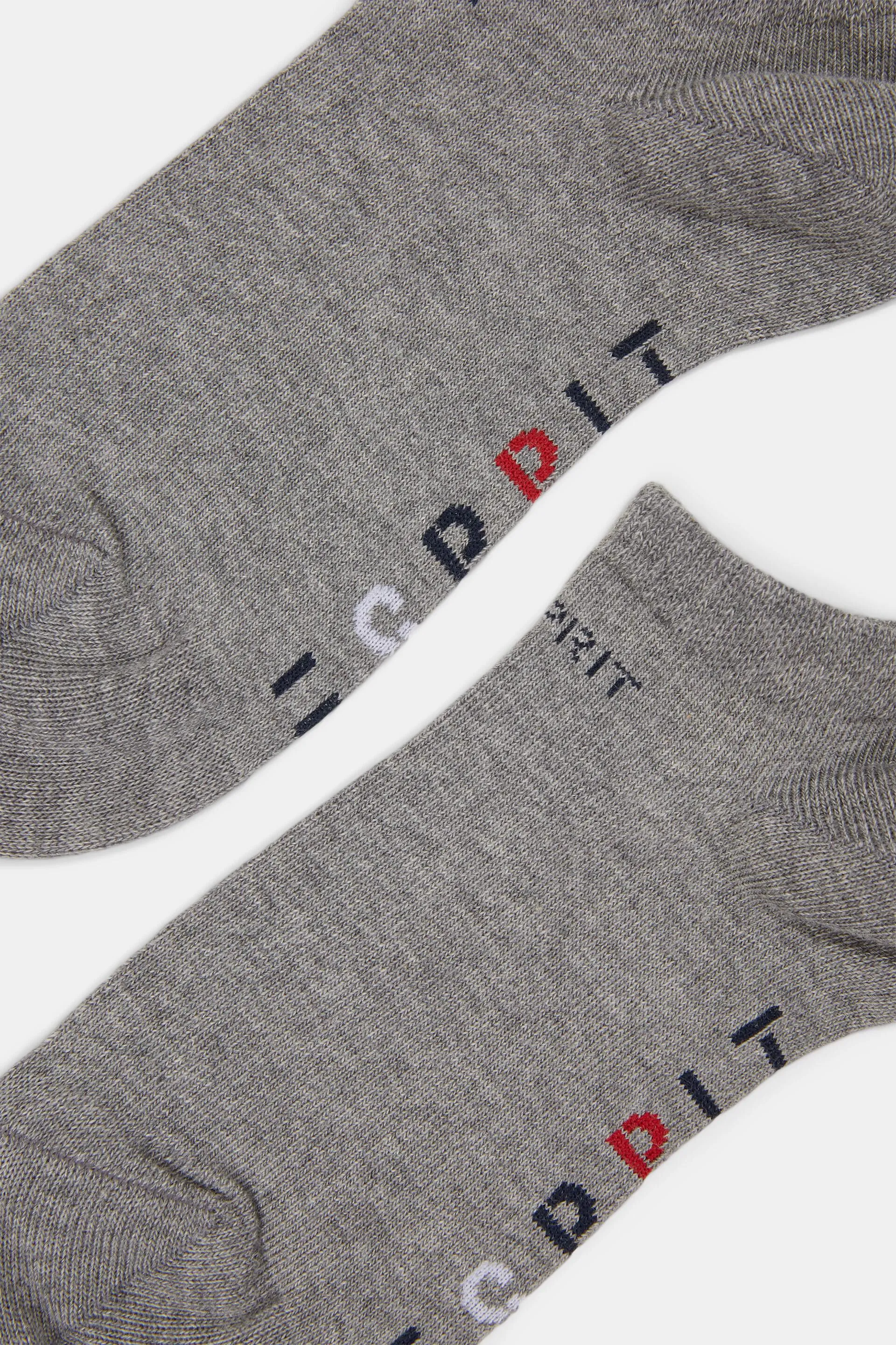 Calze da sneakers con logo, confezione doppia