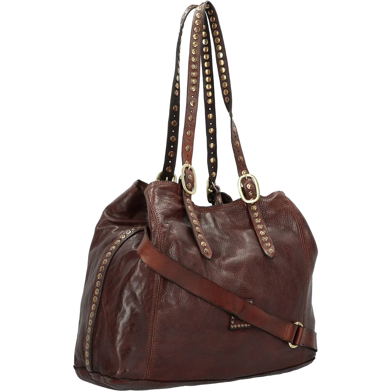 Campomaggi Borsa a tracolla in pelle 41 cm