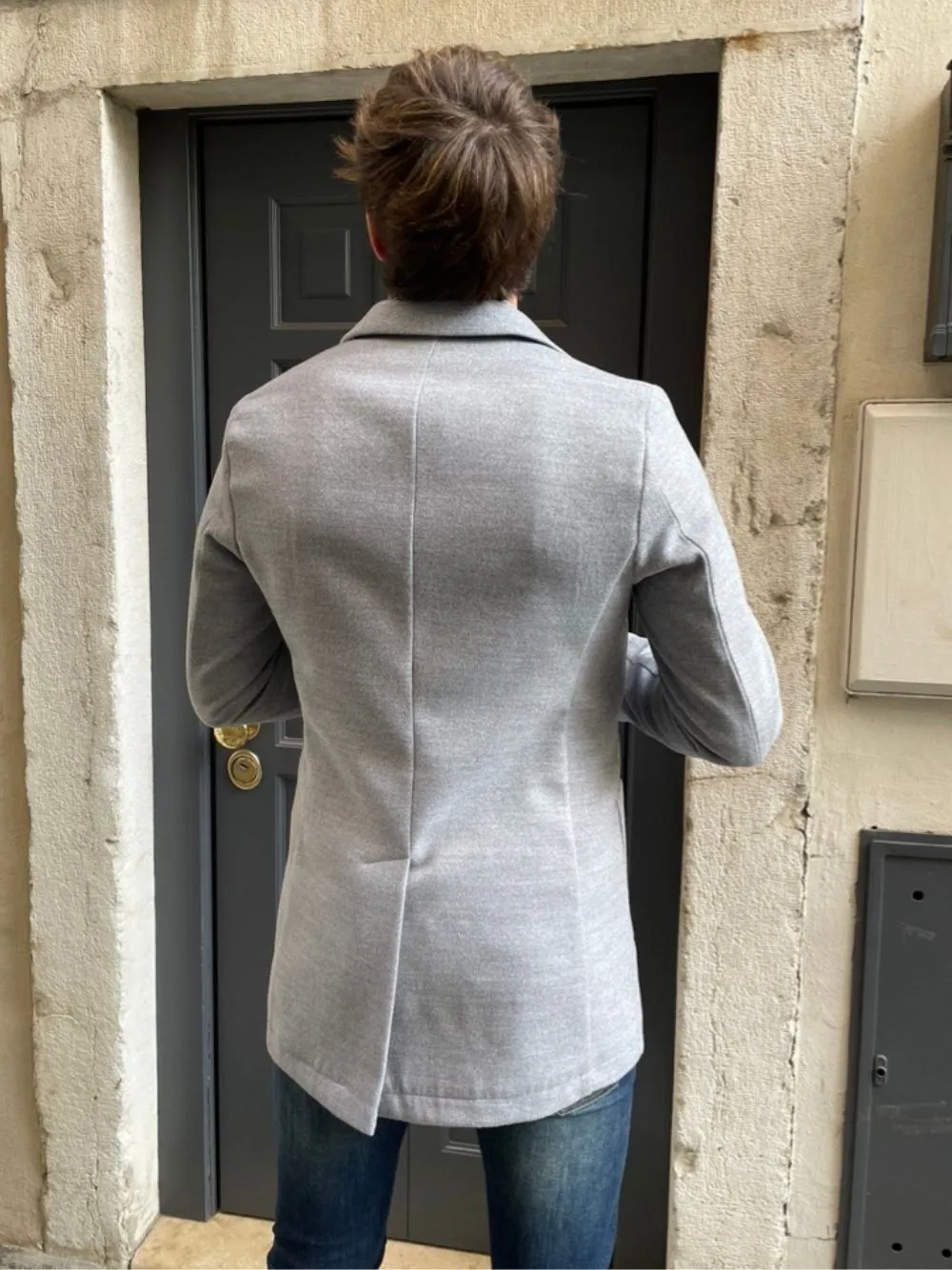 Cappotto basic tre bottoni od