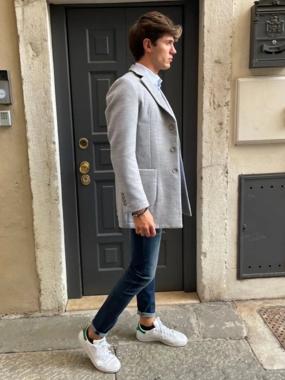 Cappotto basic tre bottoni od