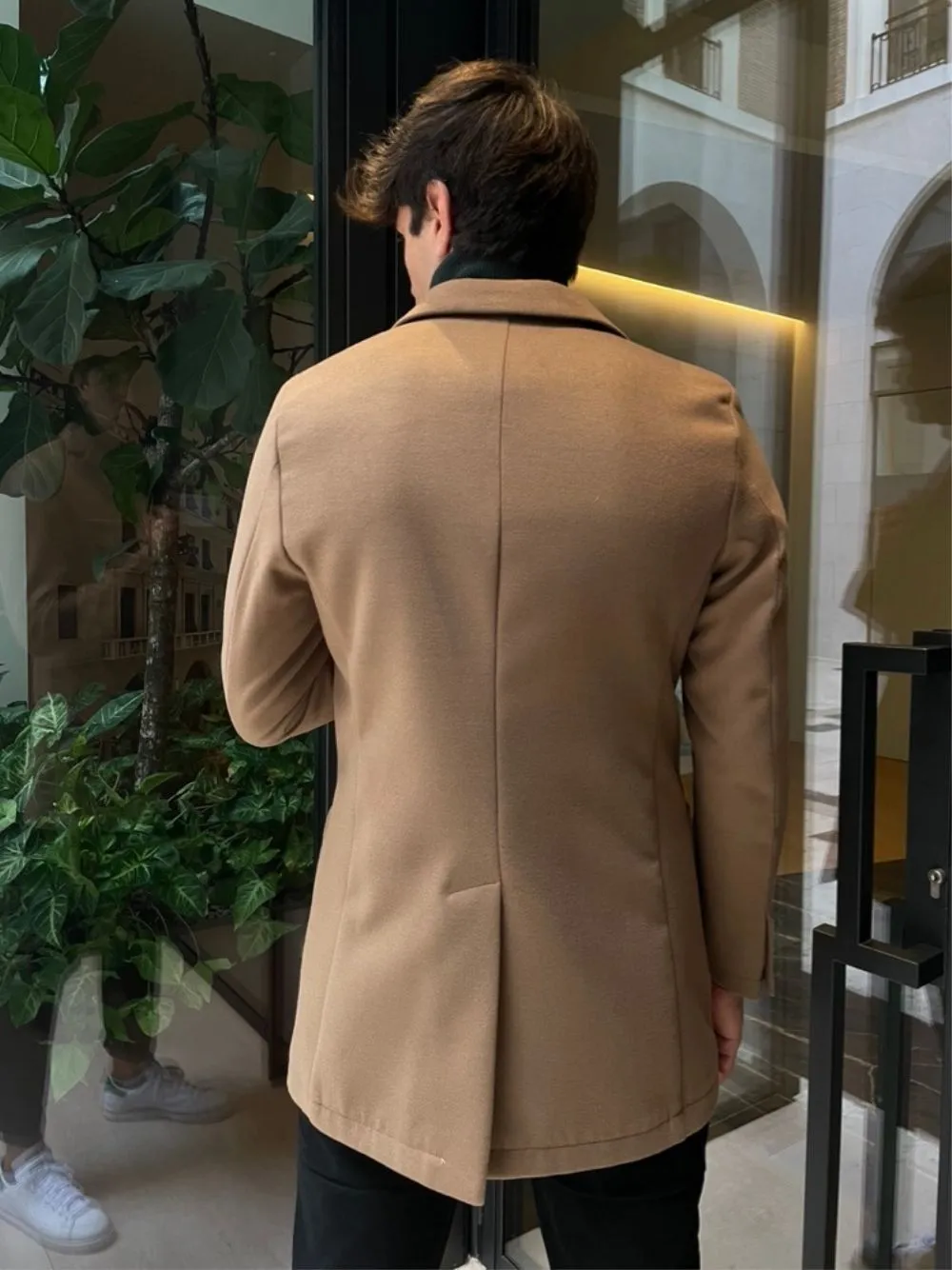 Cappotto basic tre bottoni od