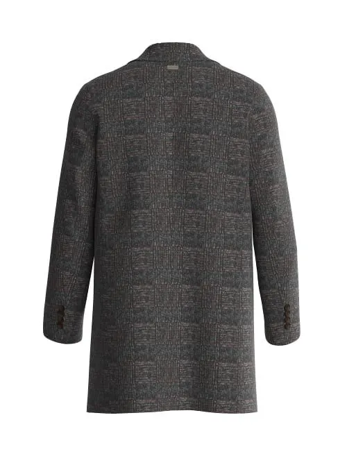 Cappotto check uomo guess