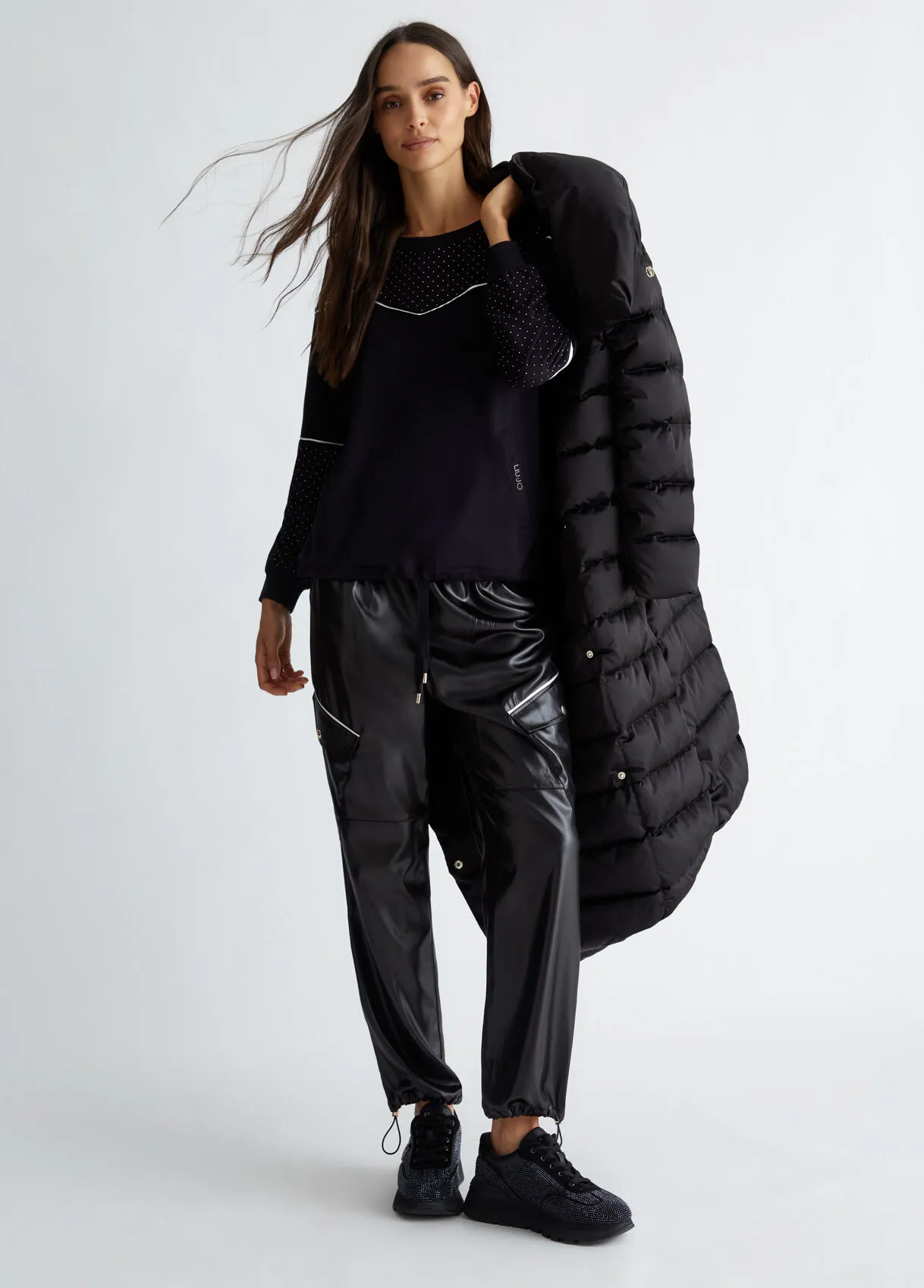 Cappotto imbottito trapuntato