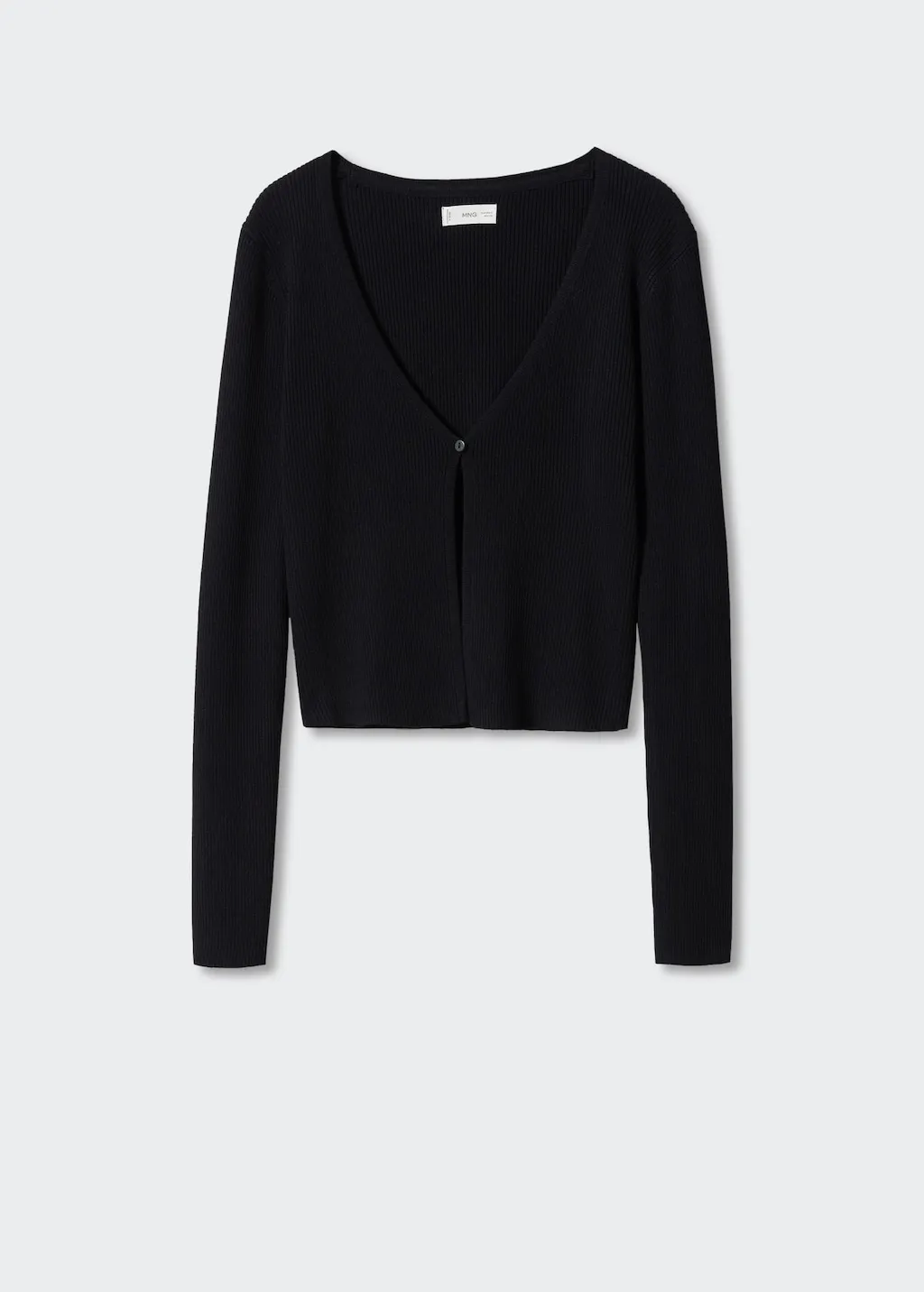 Cardigan bottone coste