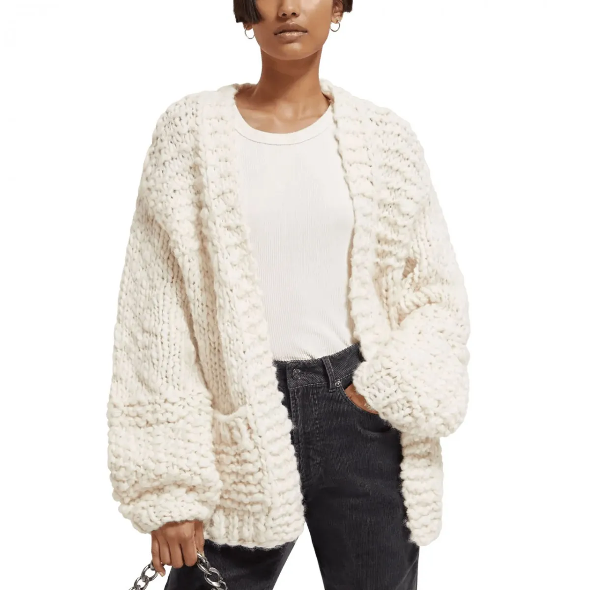 Cardigan In Maglia