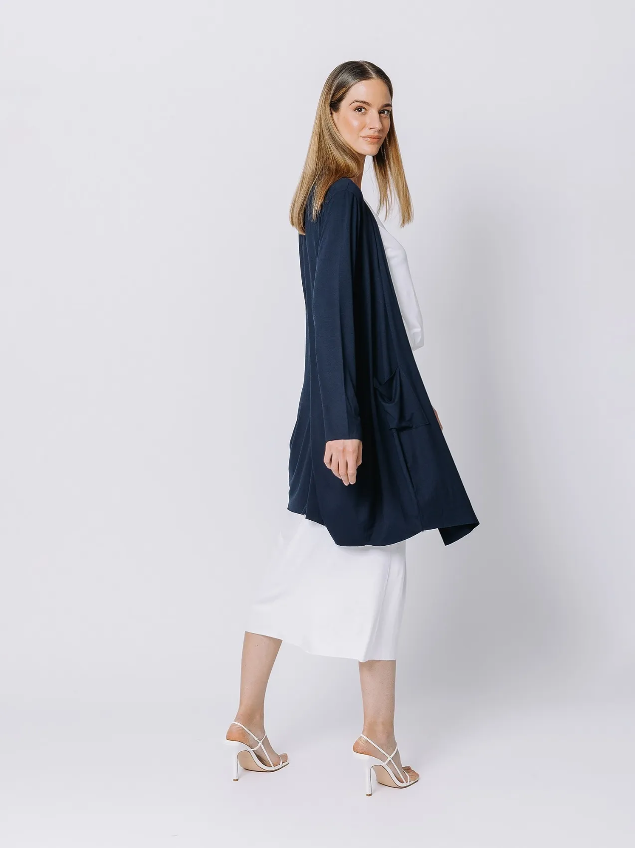 Cardigan lungo BLU