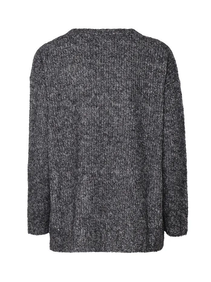 CARDIGAN LUNGO IN MISTO LANA