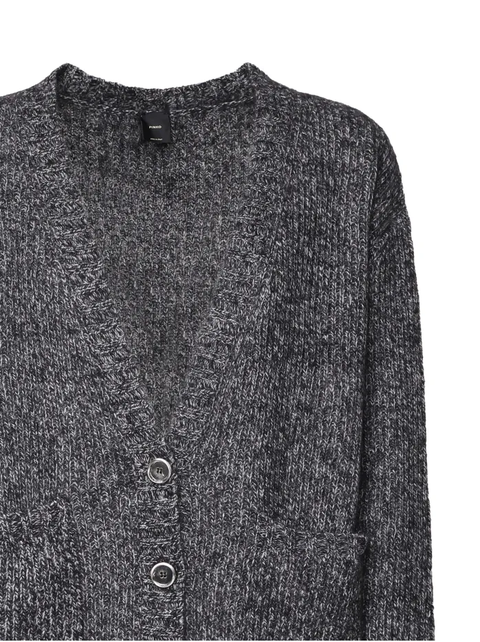 CARDIGAN LUNGO IN MISTO LANA