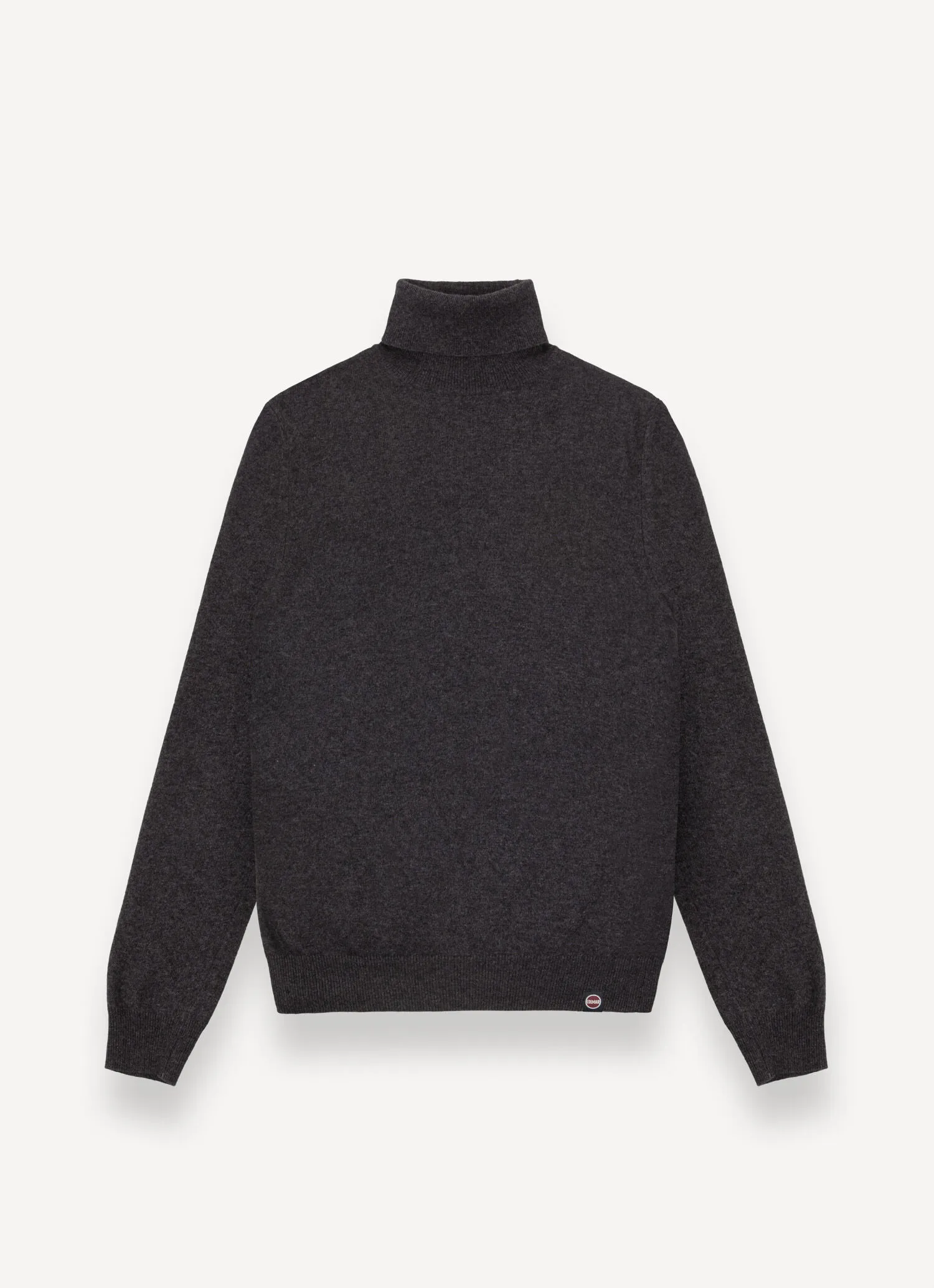 Cashmere-blend stockinette-stitch polo-neck