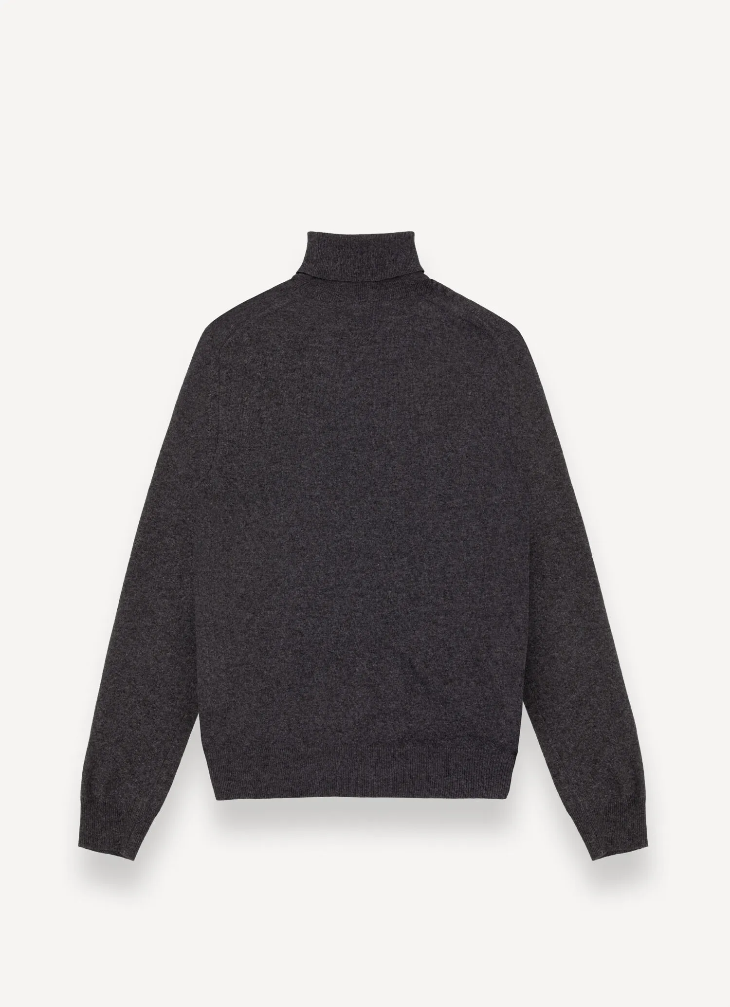 Cashmere-blend stockinette-stitch polo-neck