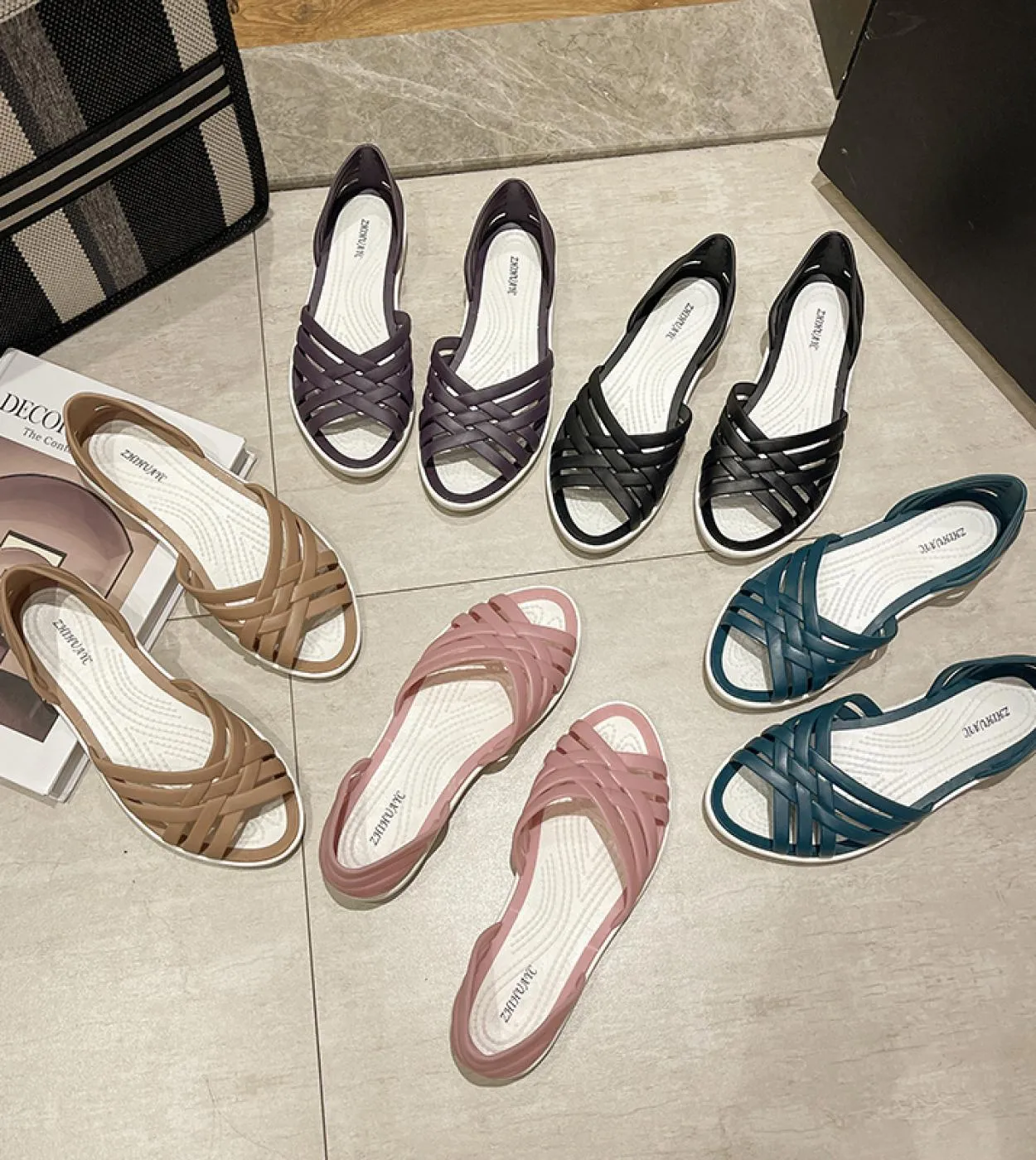 Ciabatte Sandali Scarpe Sandali Donna 2023 Scarpe Donna Estate Trasparente