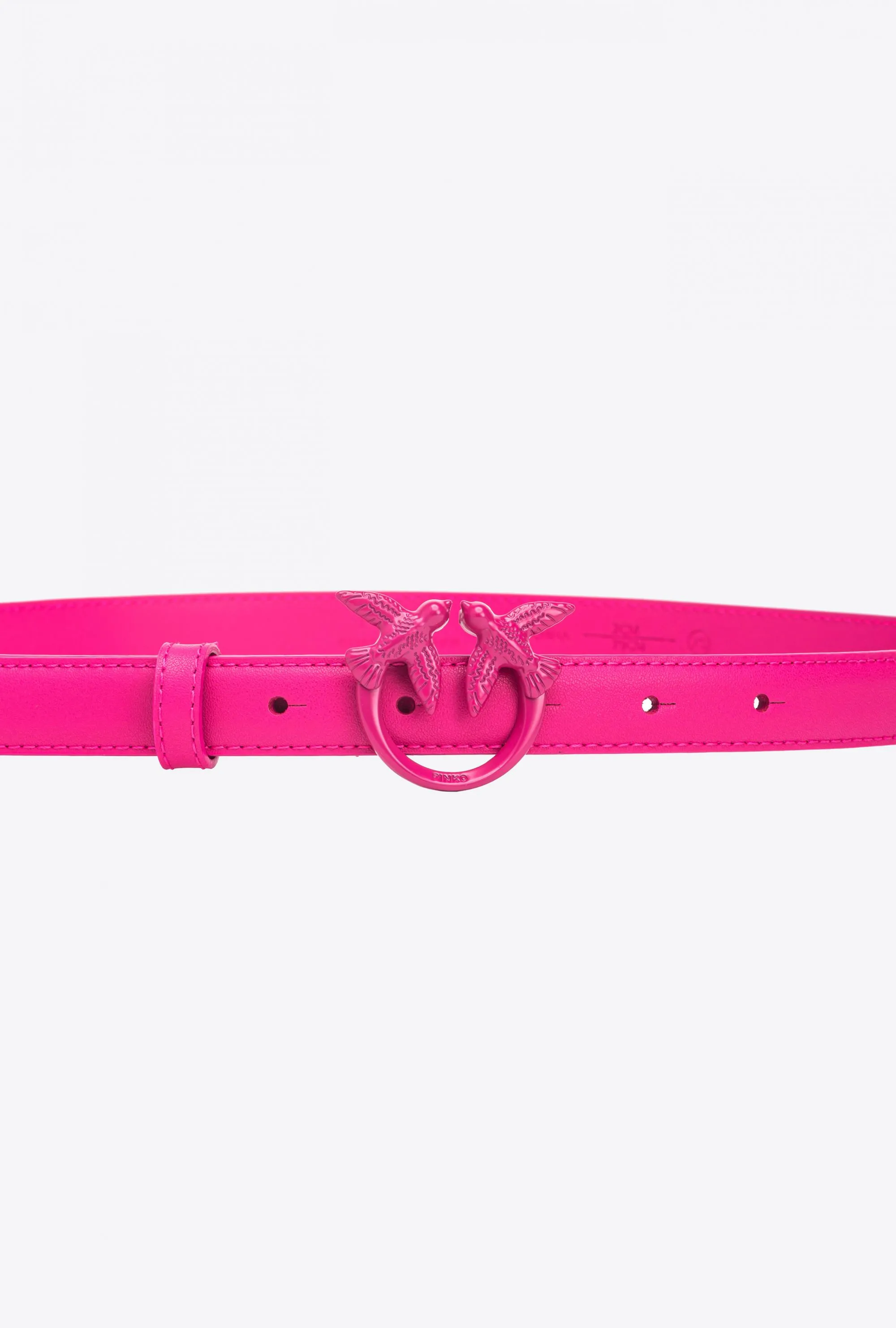 CINTURA FUCSIA BLOCK COLOR IN PELLE