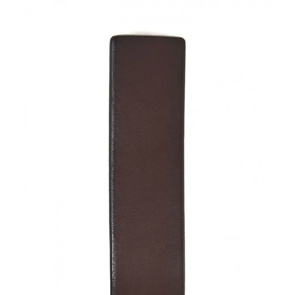 Cintura in pelle Dalia marrone scuro