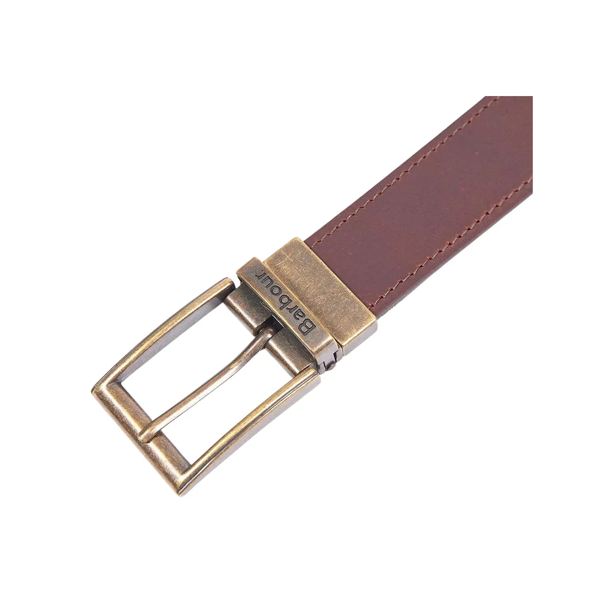 Cintura Uomo Barbour Reversibile Tartan / Marrone