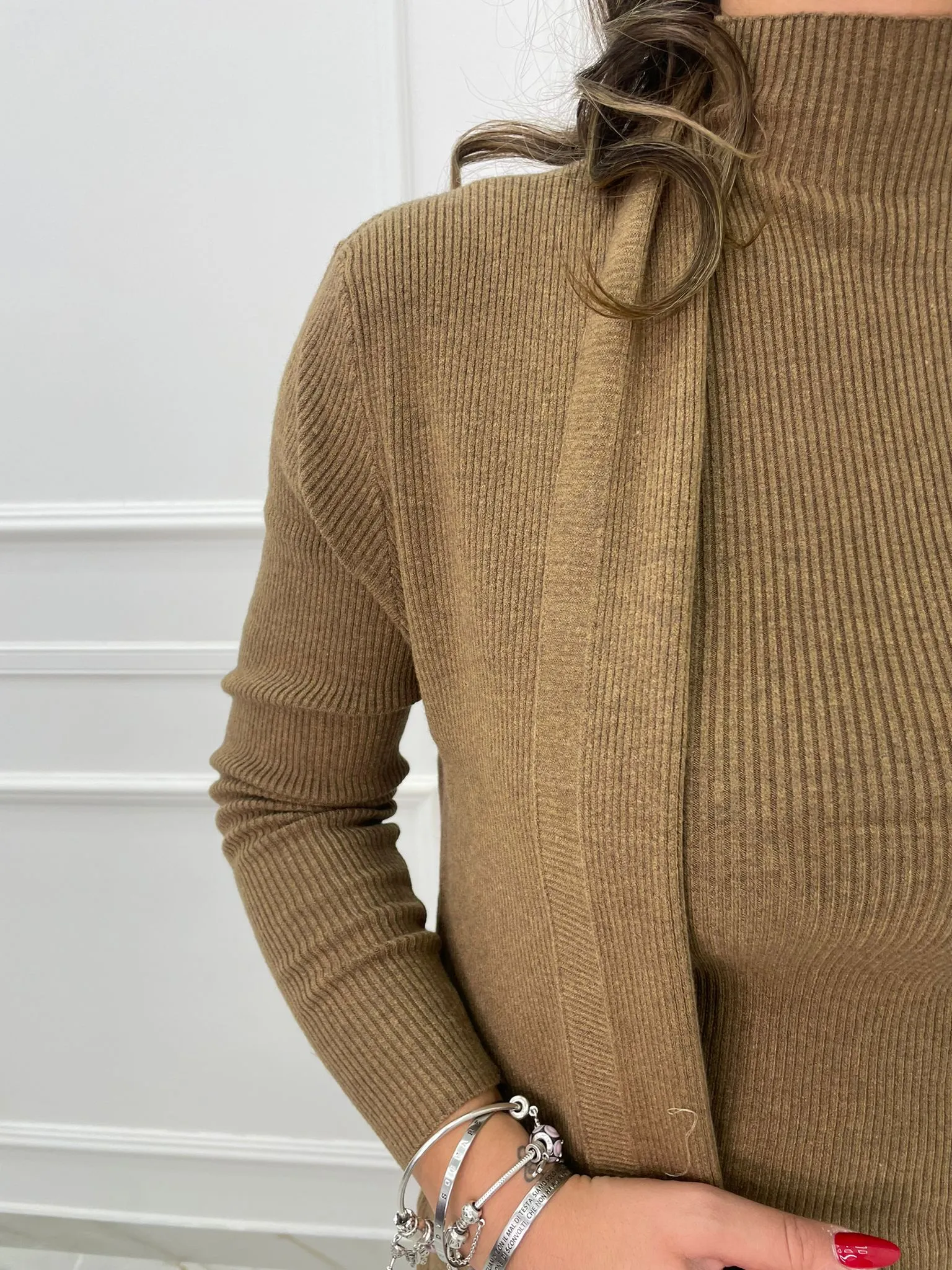 Coordinato 3 pezzi con cardigan lungo