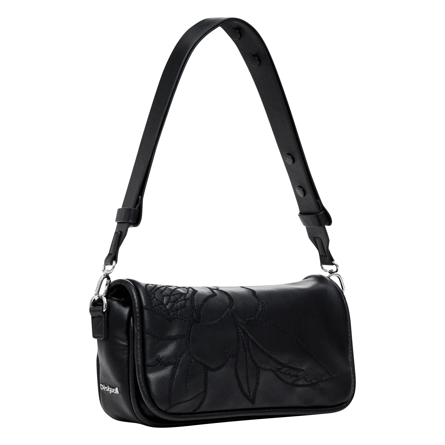  DESIGUAL   Borsa a tracolla ricamata | Nero