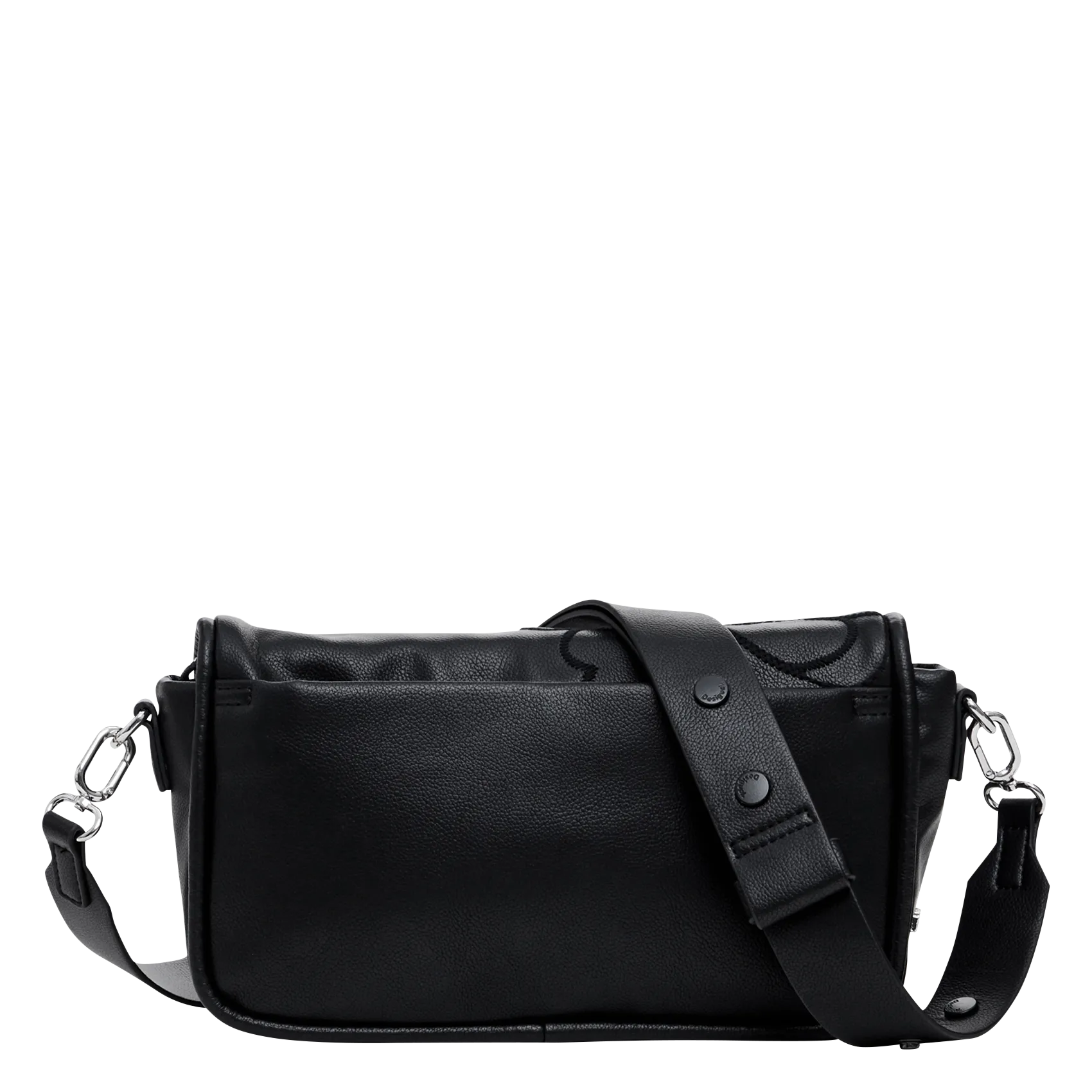  DESIGUAL   Borsa a tracolla ricamata | Nero