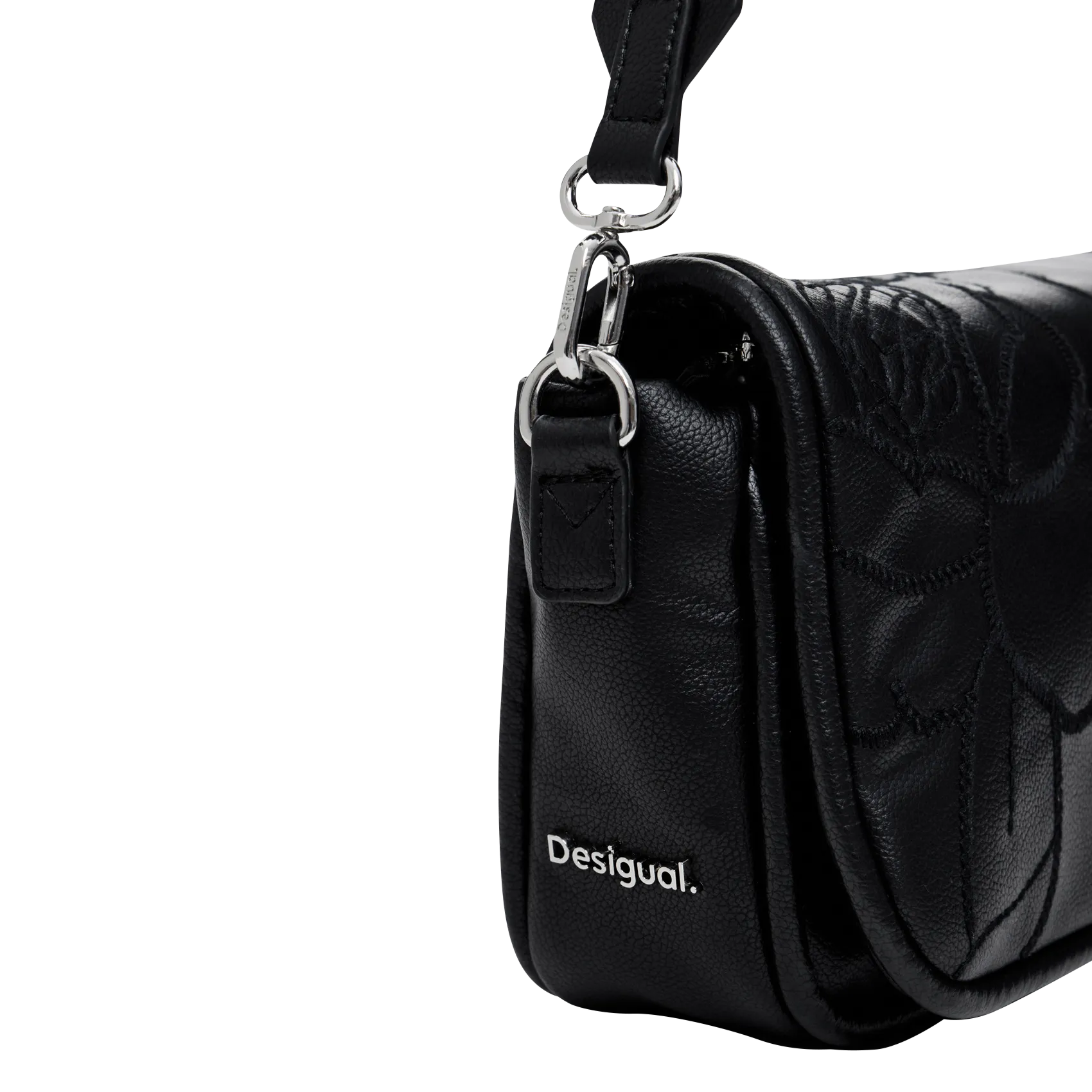  DESIGUAL   Borsa a tracolla ricamata | Nero