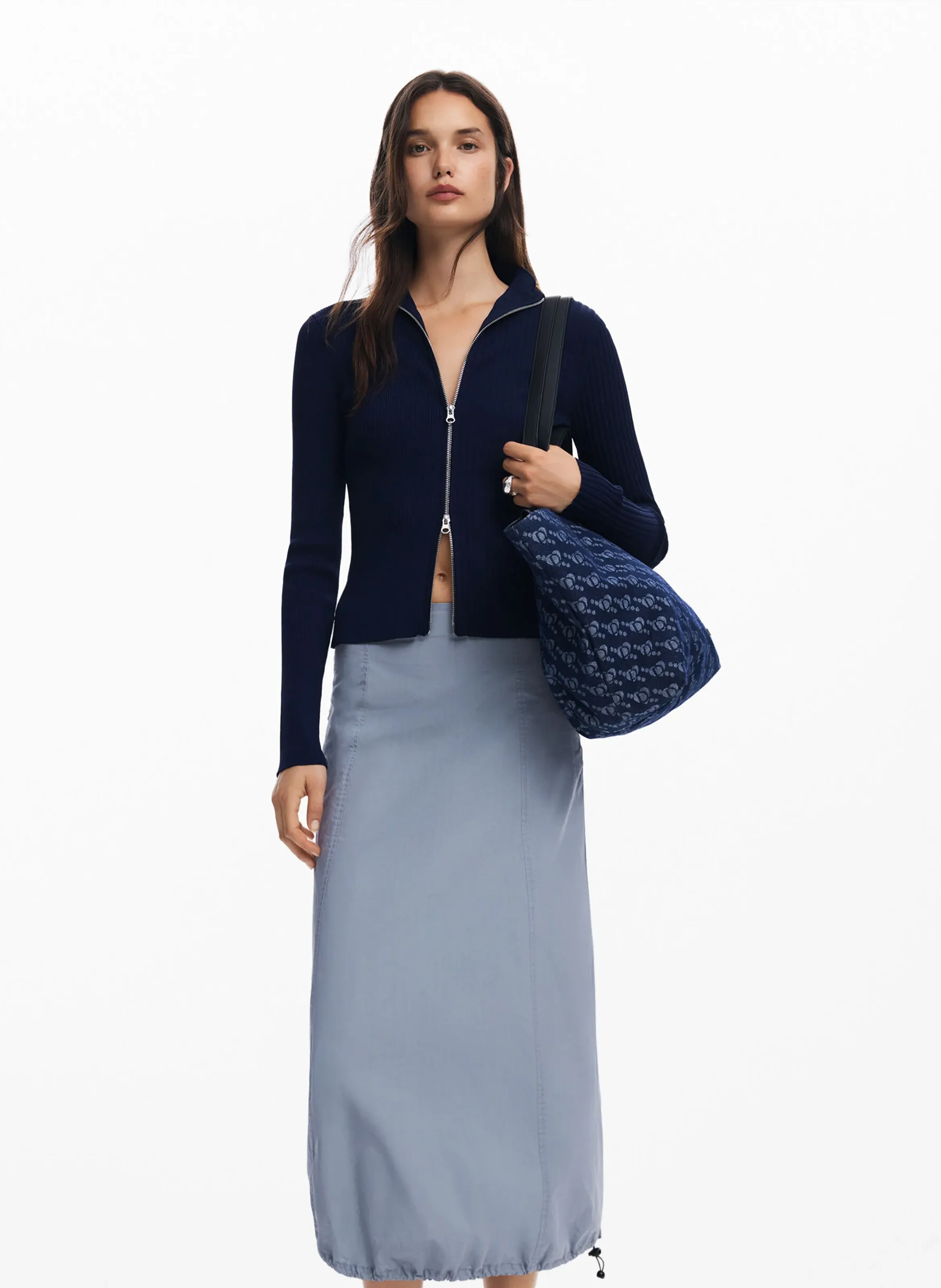  DESIGUAL   Borsa shopper con monogramma in misto cotone | Blu